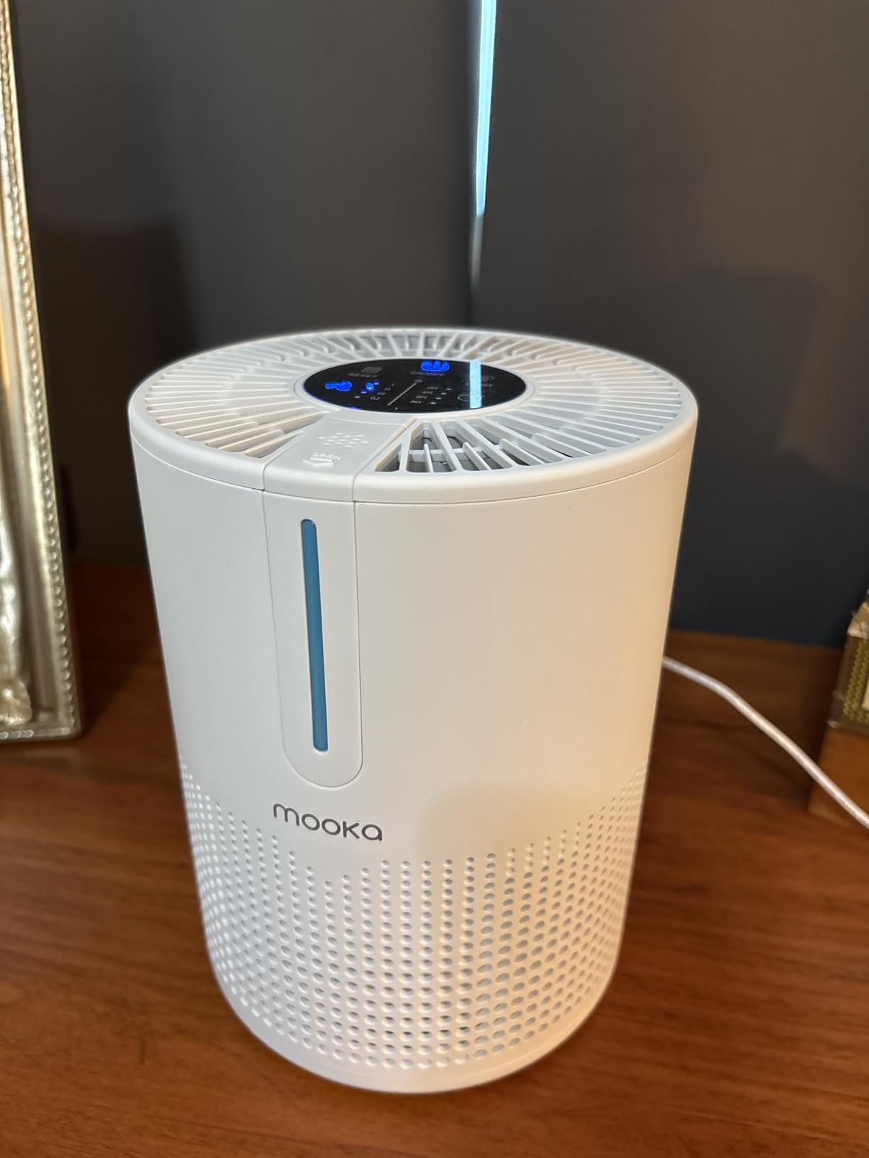MOOKA Air Purifier for Bedroom Home Dorm 430 Ft², Compact HEPA Air Cleaner customer photo 1