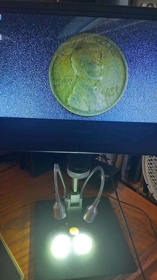 JL210 10.1'' Digital Microscope Full View Silver Coin Magnifier for Adults customer photo 1