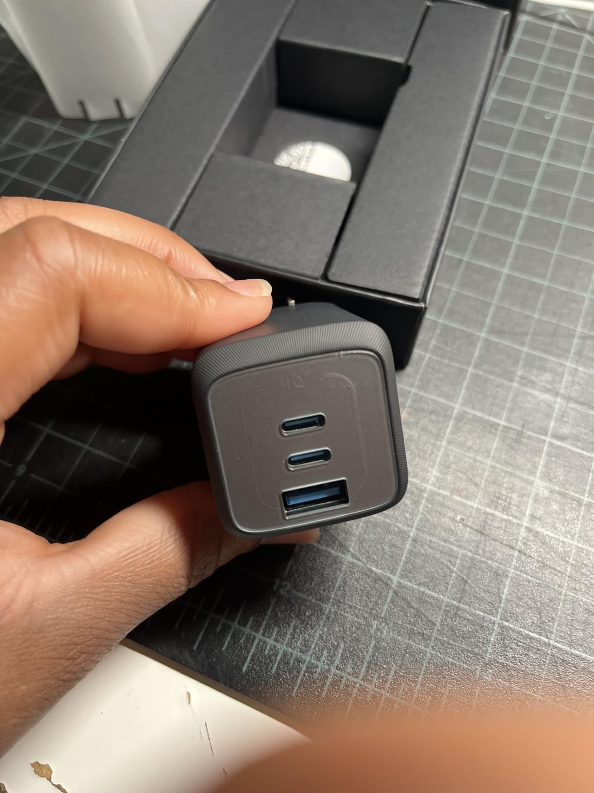 Anker USB Charger Block, 67W GaN Wall Charger, 3-Port Compact Fast Charging Phone Charger customer photo 1