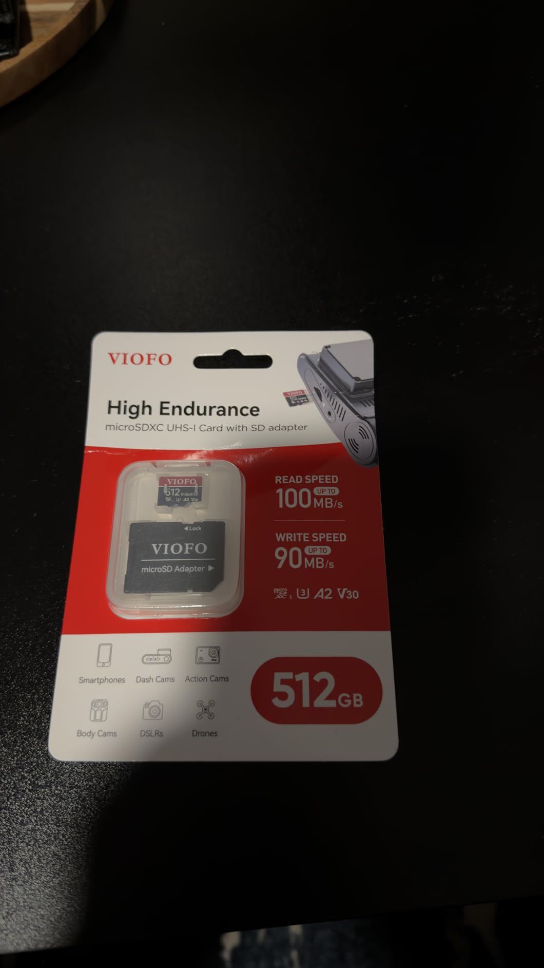 VIOFO 256GB Industrial Grade High Endurance microSDXC Card for Dash Cam customer photo 2