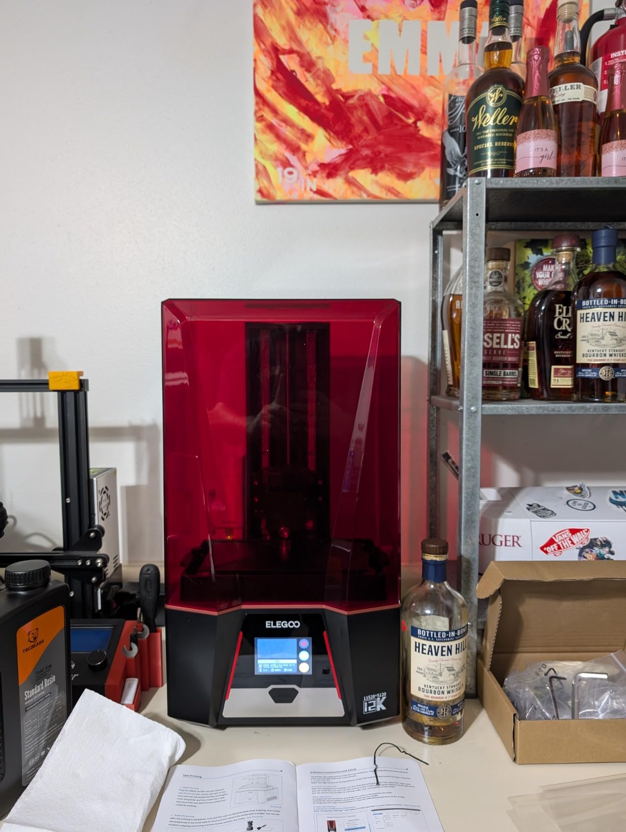 ELEGOO Saturn 3 MSLA 12K 3D Printer | Desktop Resin Impresora with 10-Inch Monochrome LCD, Voxeldance Tango Slicer, Large Printing Size of 8.62 x 4.84 x 9.84 inch customer photo 2
