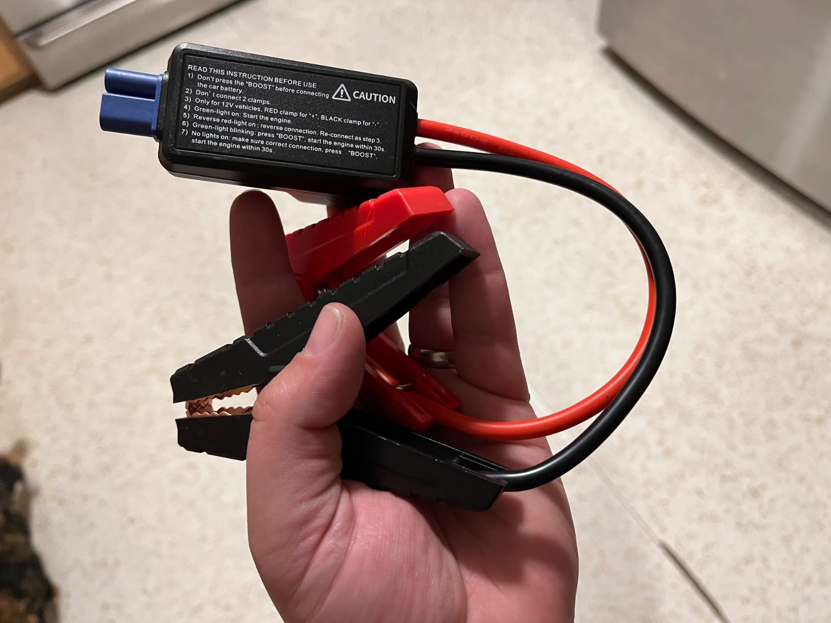 YESPER 12V Portable Car Jump Starter 1500A Motorcycle Battery Jump Pack customer photo 1