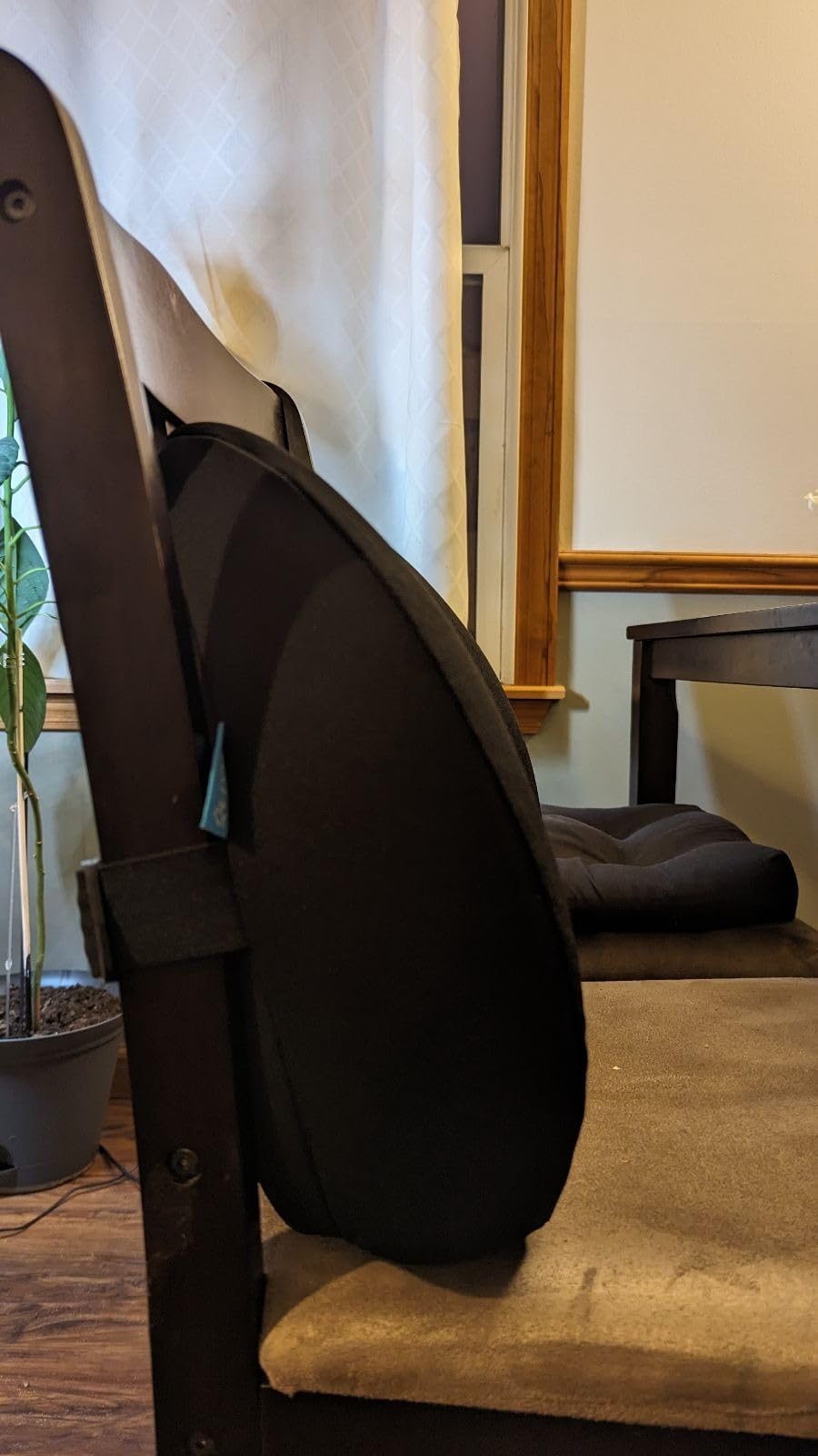 QUTOOL Patented Lumbar Support for Office Chair Pressure Relief | Improve Posture Ergonomic Lower Back Support Pillow with Adjustable Straps, High-Density Memory Foam, Long Sitting Comfort customer photo 1