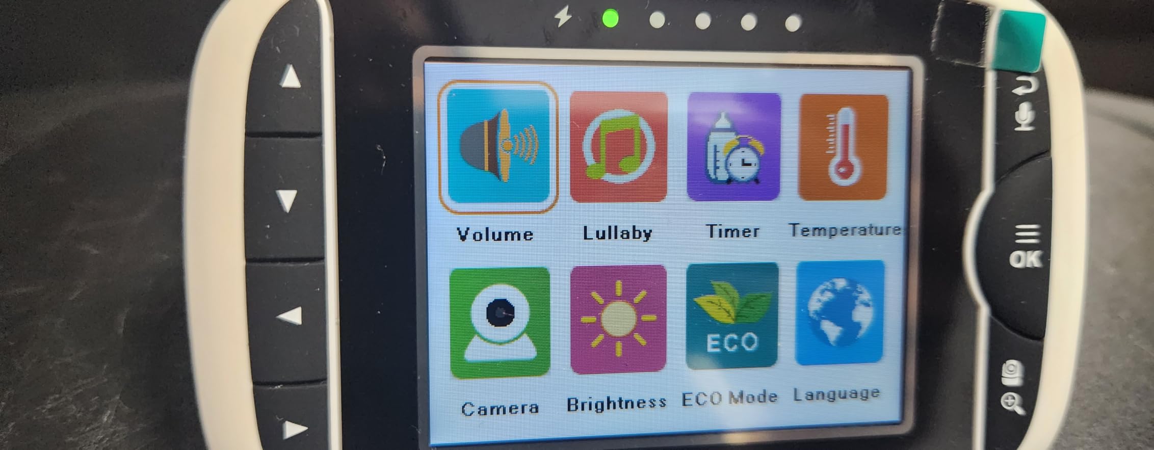 HelloBaby Baby Monitor with 2 Cameras and Audio, No WiFi, 3.2