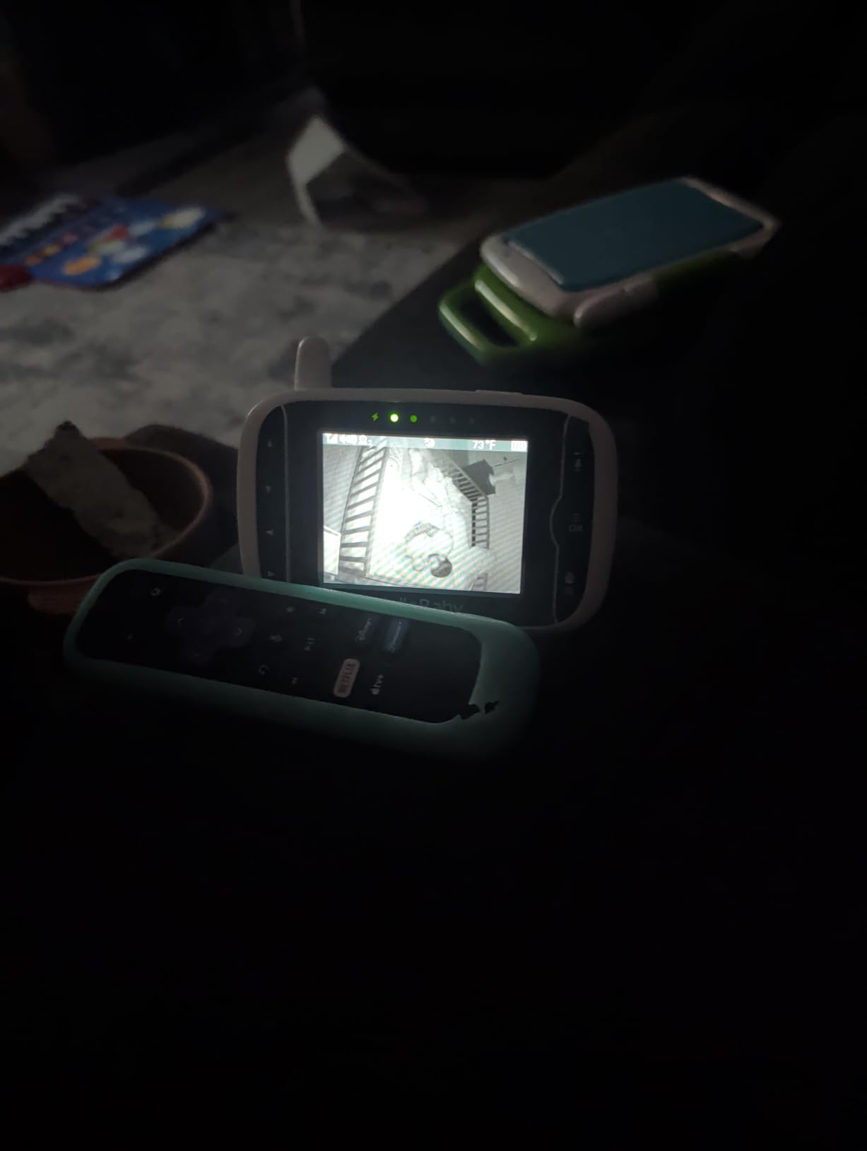 HelloBaby Baby Monitor with 2 Cameras and Audio, No WiFi, 3.2