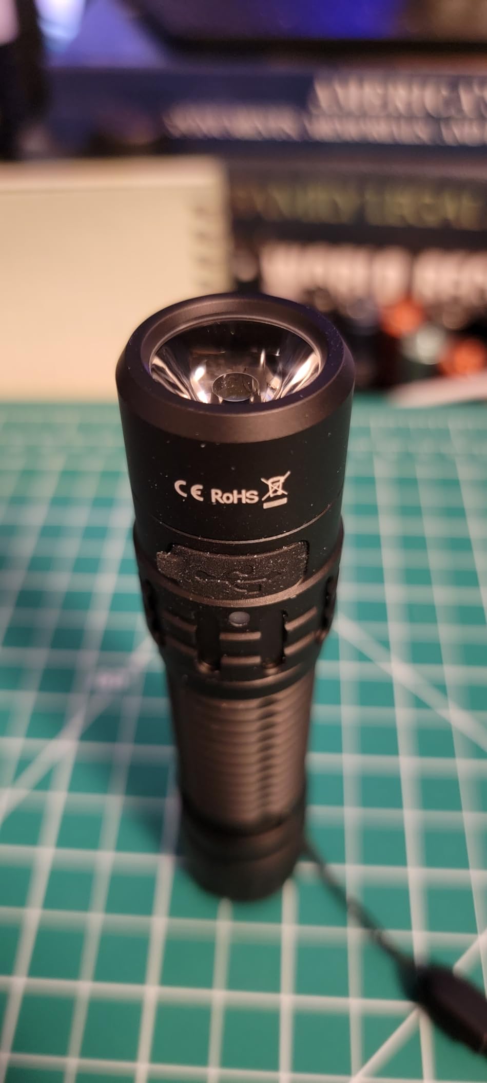 Wurkkos TD02 Led Tactical Flashlight, Super Bright Pocket Flashlights Rechargeable, 2000 High Lumens Flashlight EDC Flash Light with Type C Charging Port Tail Switch for Outdoor and Indoor Activities customer photo 2