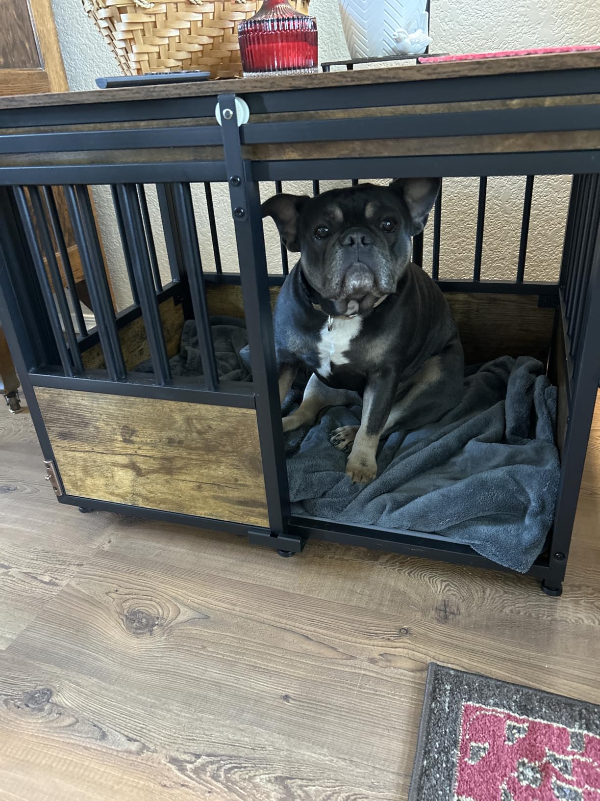 KOOPRO 32 Inch Dog Crate Furniture with Cushion for Large Medium Dogs customer photo 1