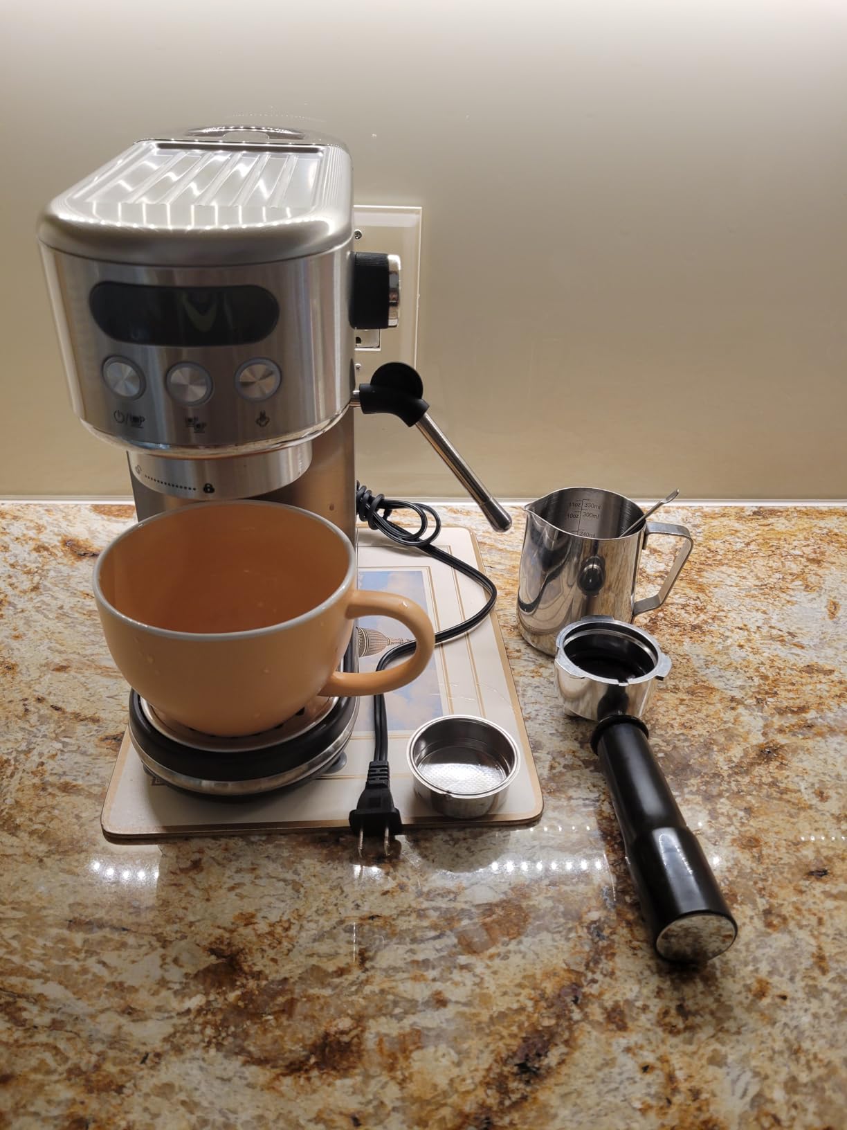 Neretva 20 Bar Espresso Machine Super Compact Espresso Coffee Machine customer photo 1