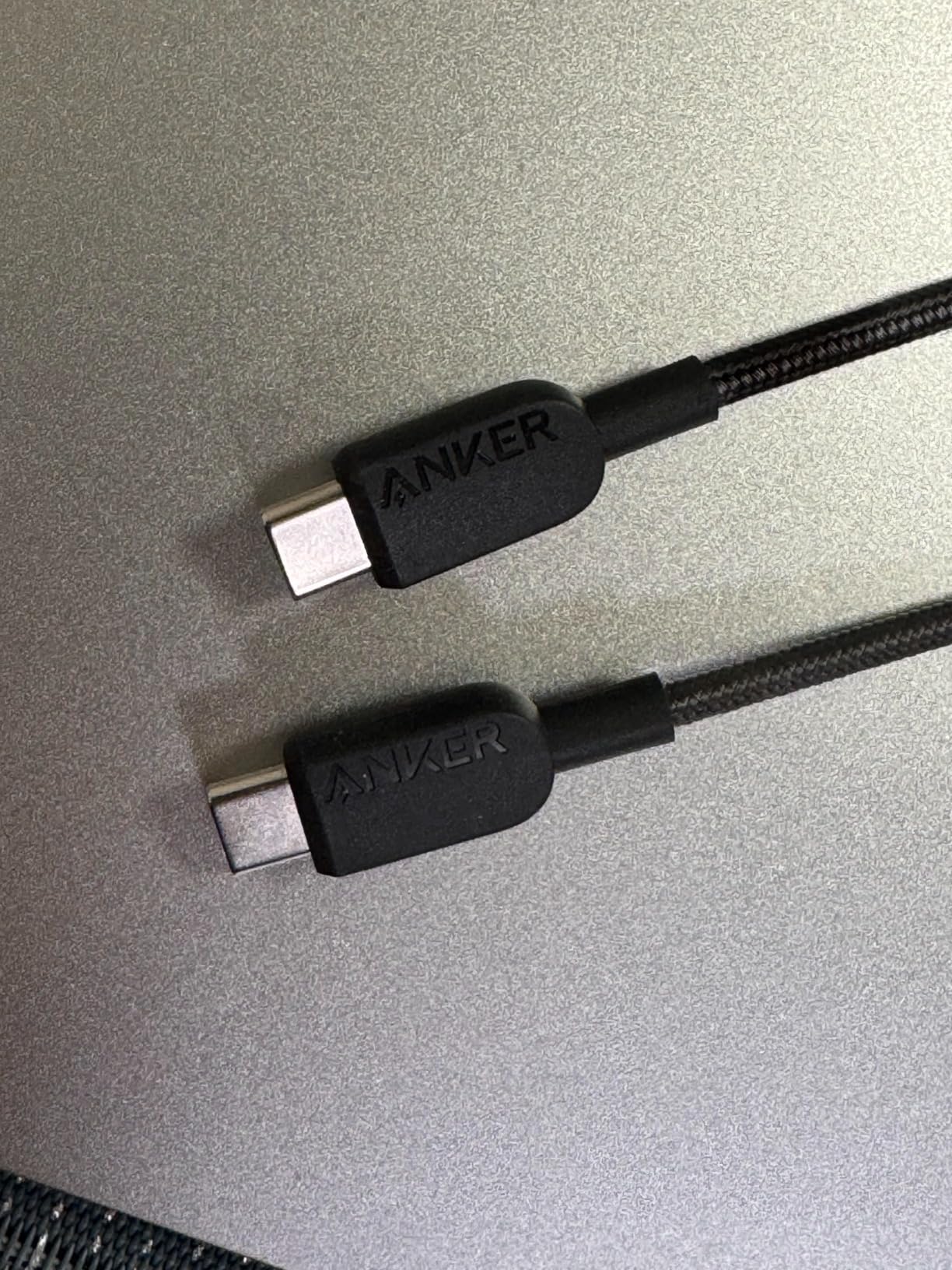 Anker USB C to USB C Cable, 240W Fast Charging Cord (2-Pack, 6 ft, Black) | For iPhone 17 / 16 Series, MacBook Pro 2020, iPad Air 4, and More customer photo 2