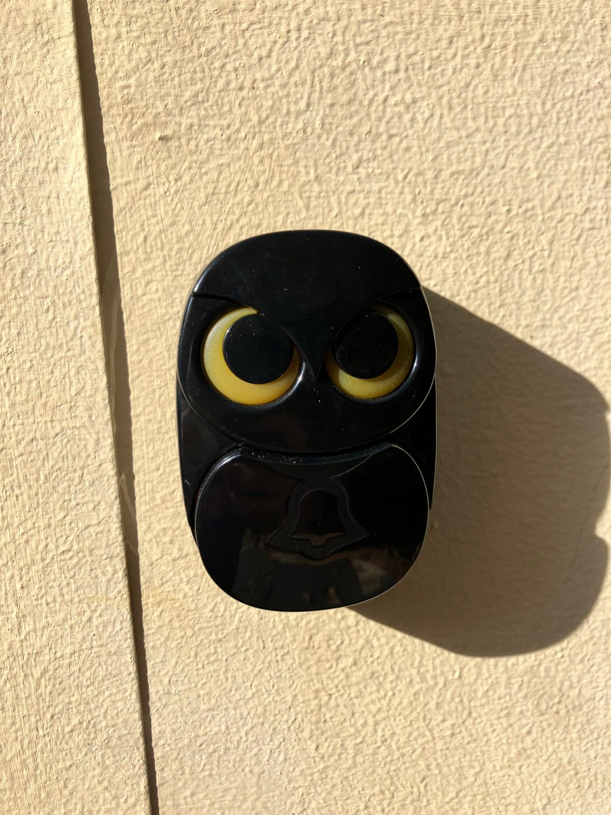 Wireless Doorbell, Cute Owl Doorbell- 2 Receivers + 1 Transmitter, Black customer photo 2