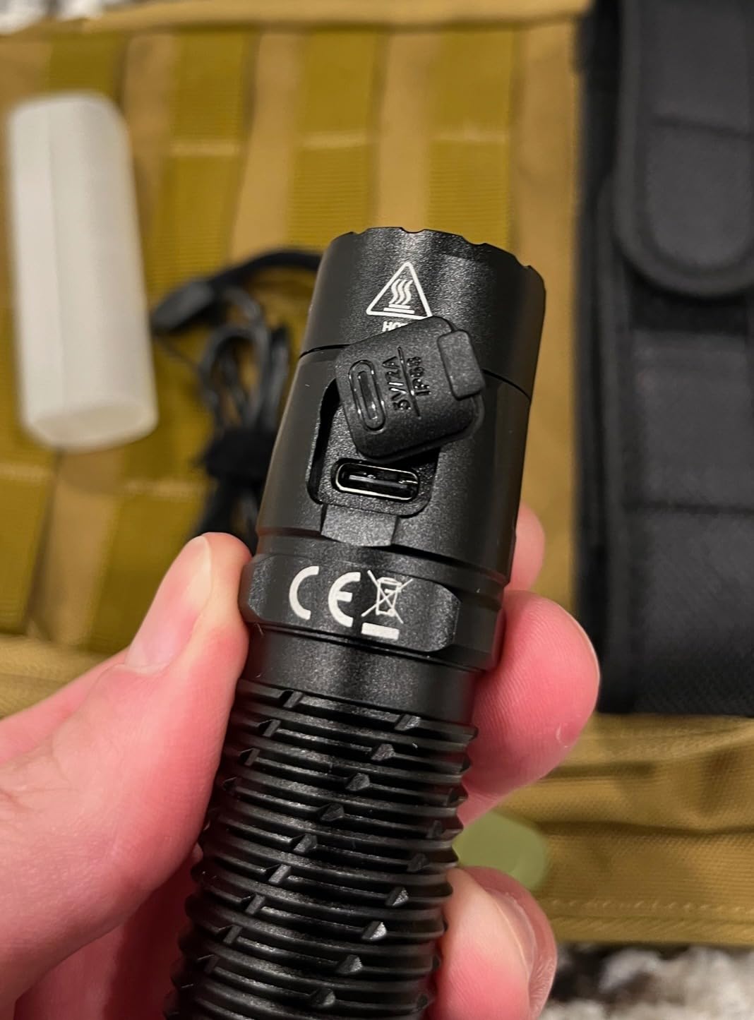Nitecore MH12 Pro Tactical Flashlight, 3300 Lumen high Lumen USB-C Rechargeable Long Throw Compact EDC Duty Light with Holster and Lumentac Organizer customer photo 2