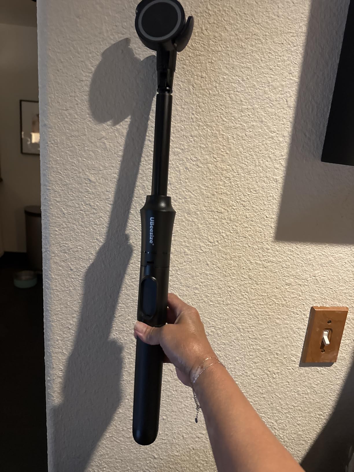 UBeesize 62'' Magnetic Selfie Stick Phone Tripod with Wireless Remote, Extendable Cell Phone Tripod Stand, Compatible with MagSafe, Cellphone Tripod for iPhone 17 16 15 14 13 12 and Android Phones customer photo 1