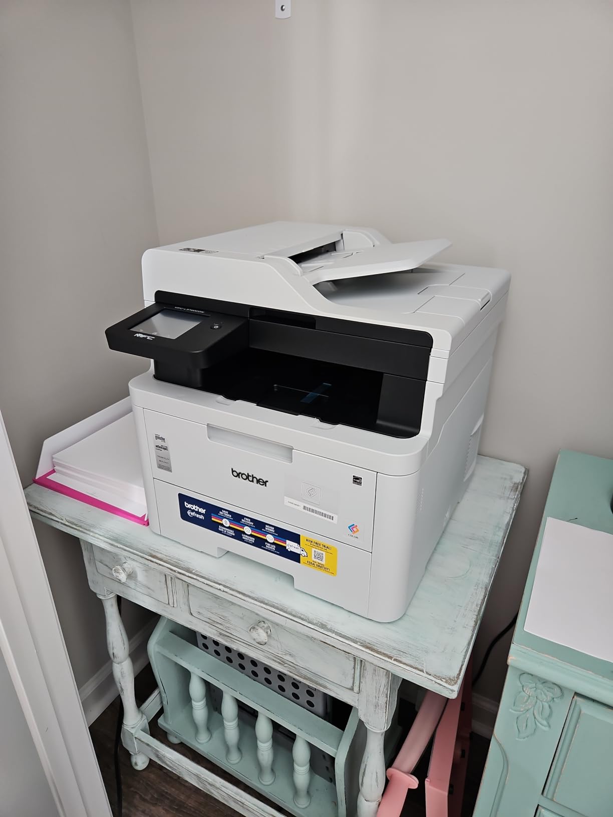 Brother MFC-L3720CDW Wireless Color Laser Printer with Scanner, Copier and Fax, Auto Duplex and 250-Sheet Capacity customer photo 1