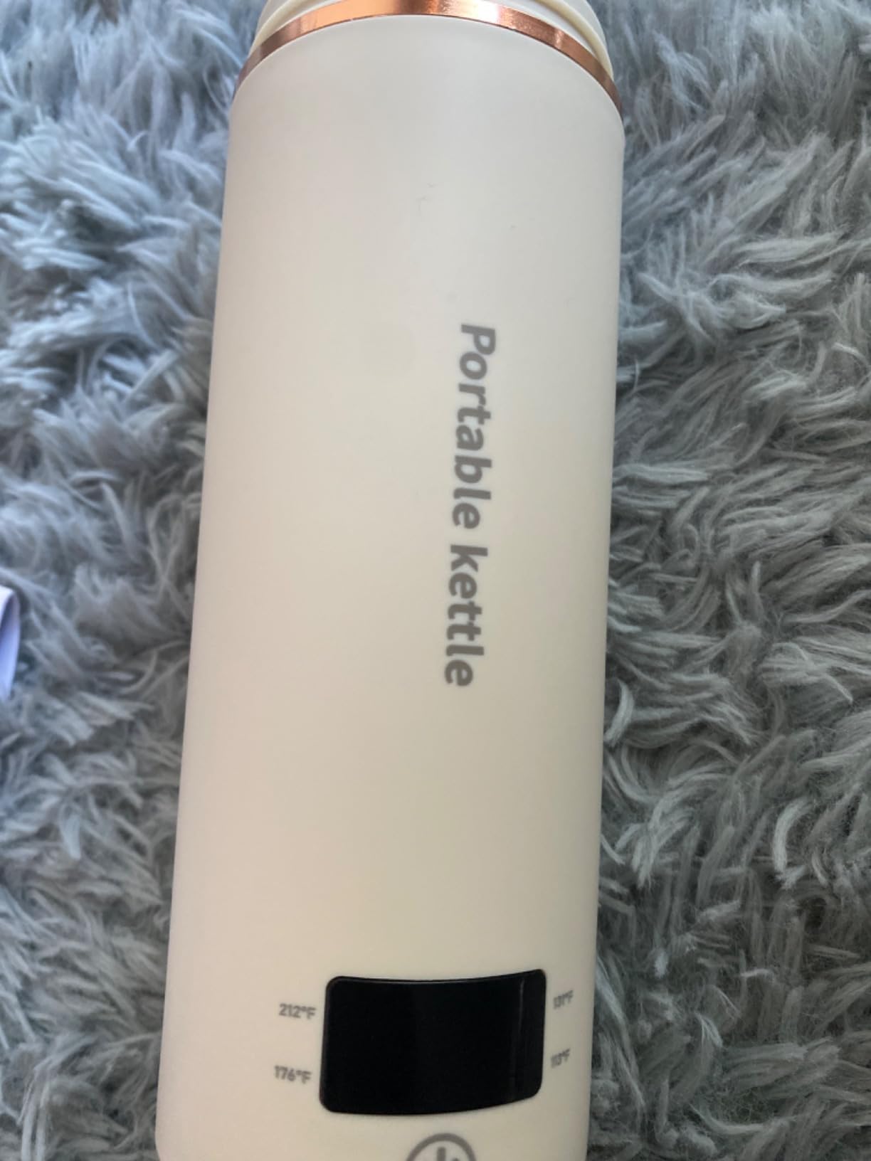 Touxila Portable Electric Kettle for Travel 120V, 13.5oz, 4 Temp Settings customer photo 1