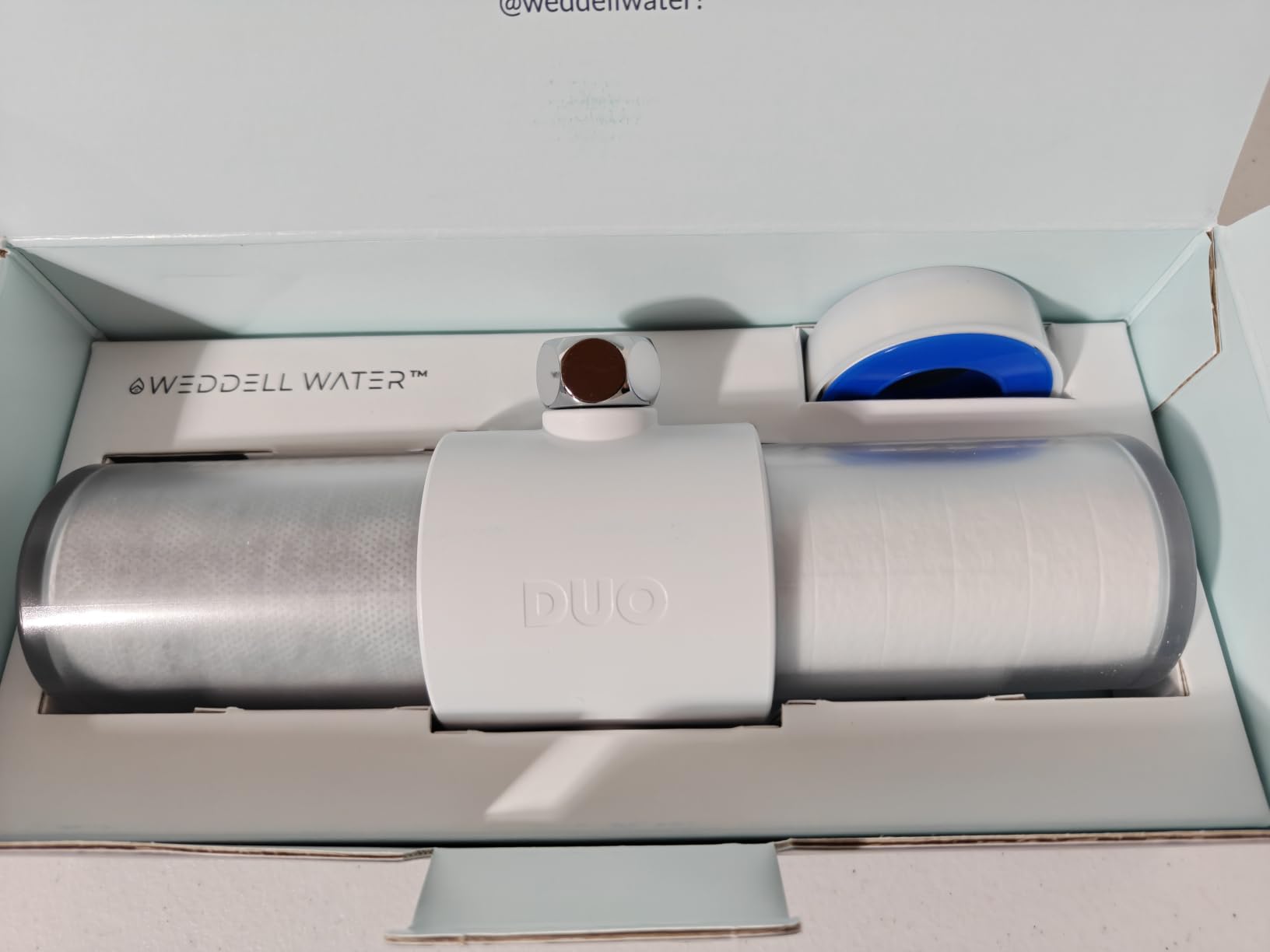 Weddell Duo Shower Head Filter, NSF Certified Chlorine Reduction, Lead-Free customer photo 1