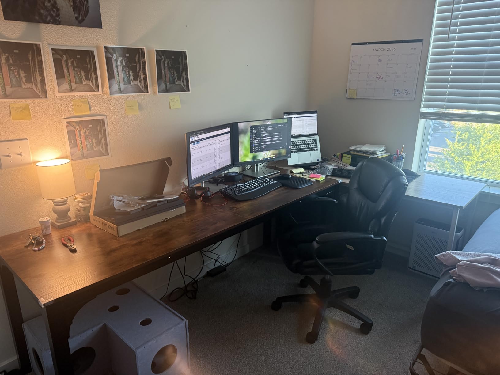 Tribesigns 78.7 Inches Extra Long Computer Desk 2 Person Desk, Double Long Desk, Workstaion for Home Office customer photo 1