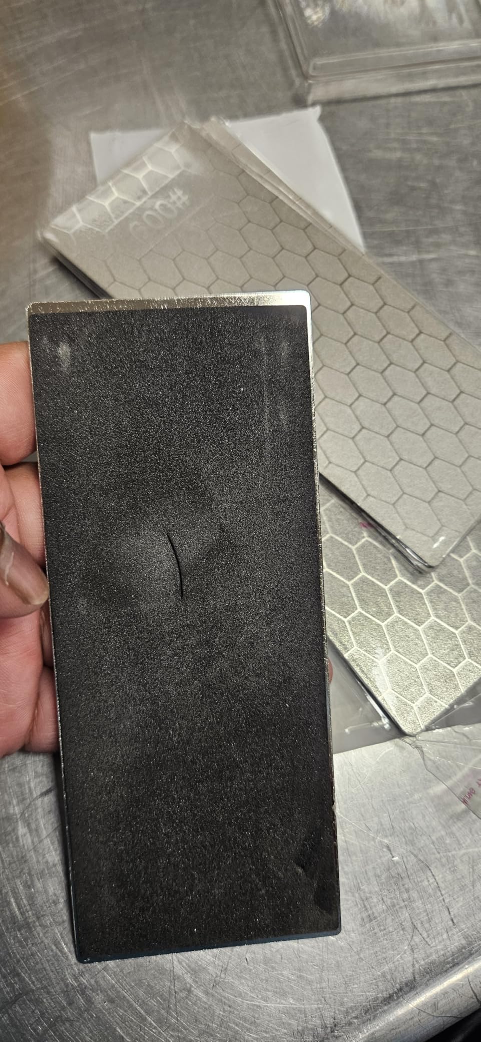 CWOVRS Diamond Sharpening Stones, 5 PCS Diamond Sharpening Plate, 200-2000# customer photo 1