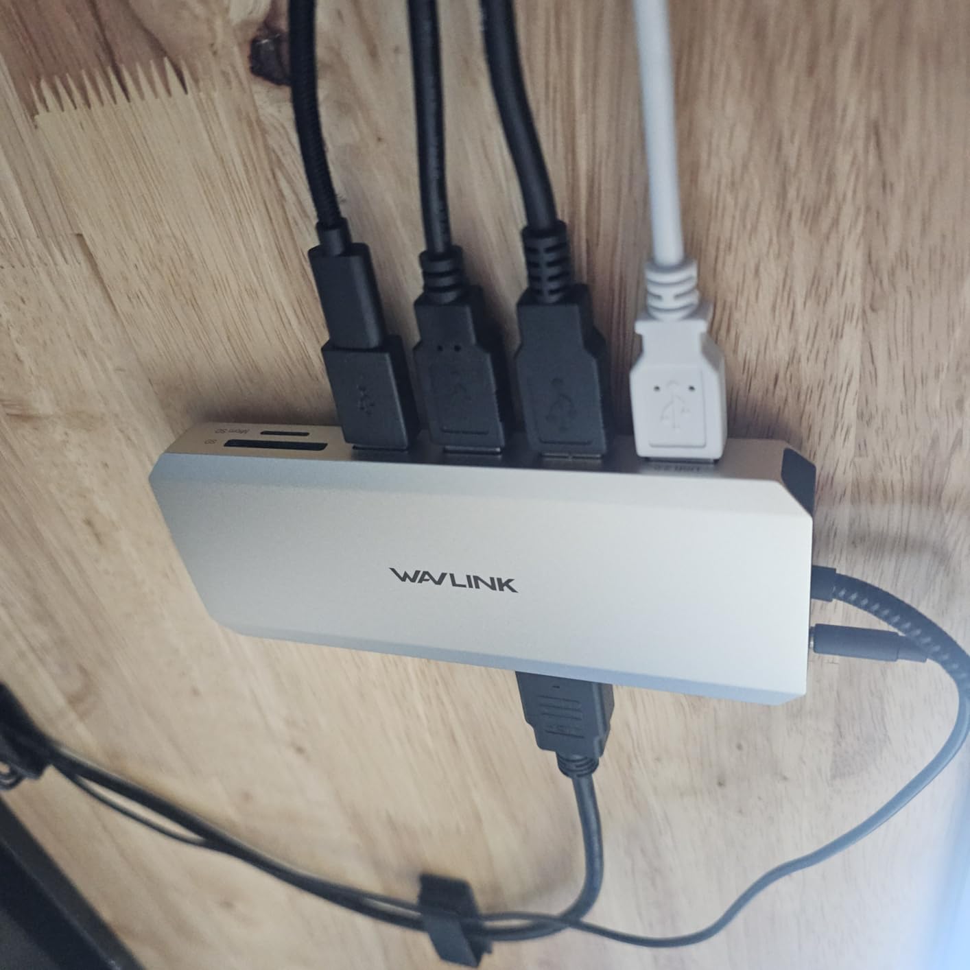 WAVLINK Laptop Docking Station,Triple Monitors,Dual DisplayPort,HDMI,85W PD customer photo 1
