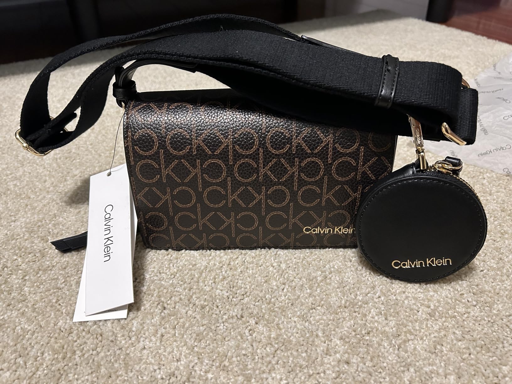 Calvin Klein Women's Millie Camera Bag Crossbody Handbag customer photo 2