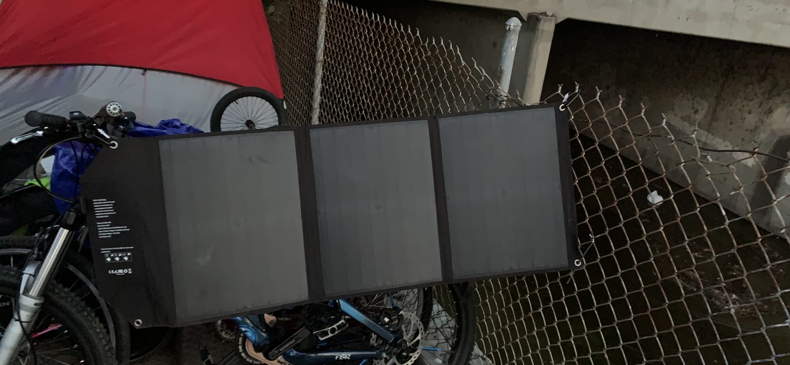 Powkey 40W Portable Solar Panel for 100W~200W Portable Power Station customer photo 2