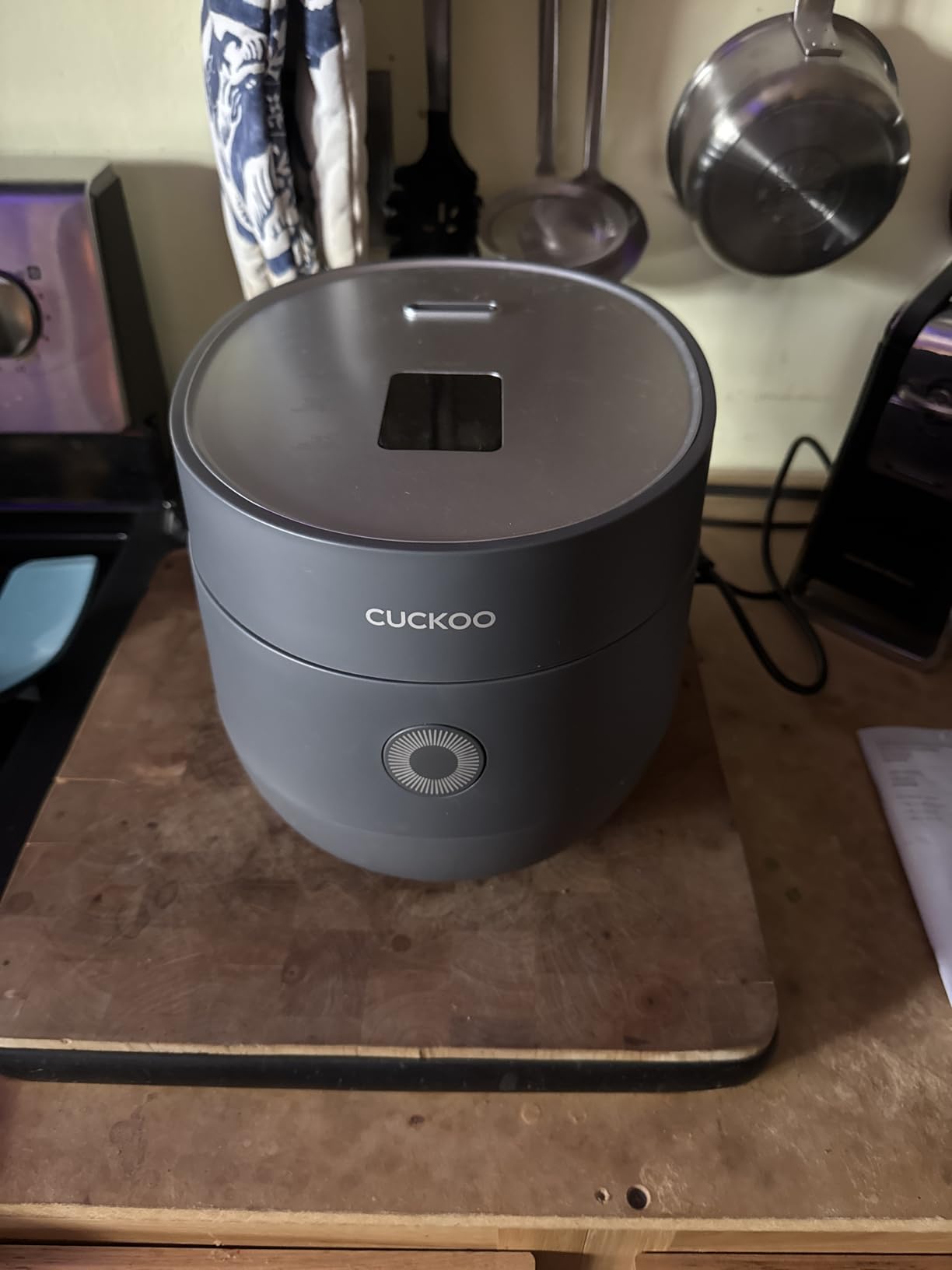 CUCKOO Micom Fuzzy Logic Rice Cooker, 6-Cup Cooked, Gray, CR-0375FG customer photo 2