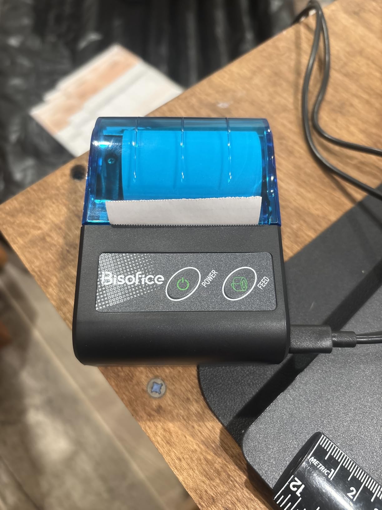 Receipt Printer, Sunydog Portable Mini Thermal Receipt Printers USB Receipt Bill Ticket Printer with 58mm Print Paper, Fit for Android Fit for Win, Thermal Printers for Restaurants Sales Retail customer photo 2