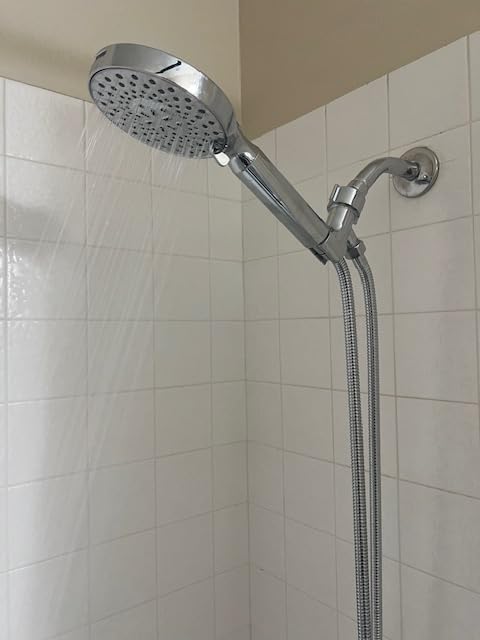 SR SUN RISE Filtered Shower Head with Handheld High Pressure 9 Spray Mode Showerhead Detachable Shower Head Water Softener Filters Beads for Hard Water Remove Chlorine 1 Filter Bright Silver customer photo 2