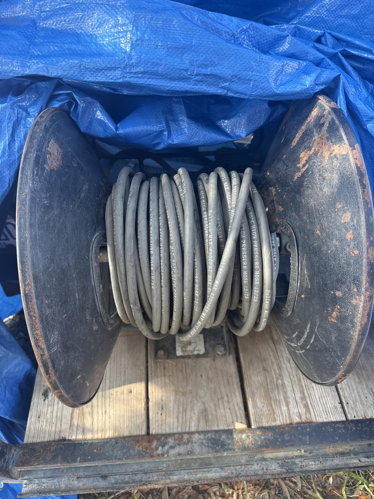 1/4’’ Pressure Washer Hose 50FT, Steel Wire Biaided Hose 4200PSI customer photo 2