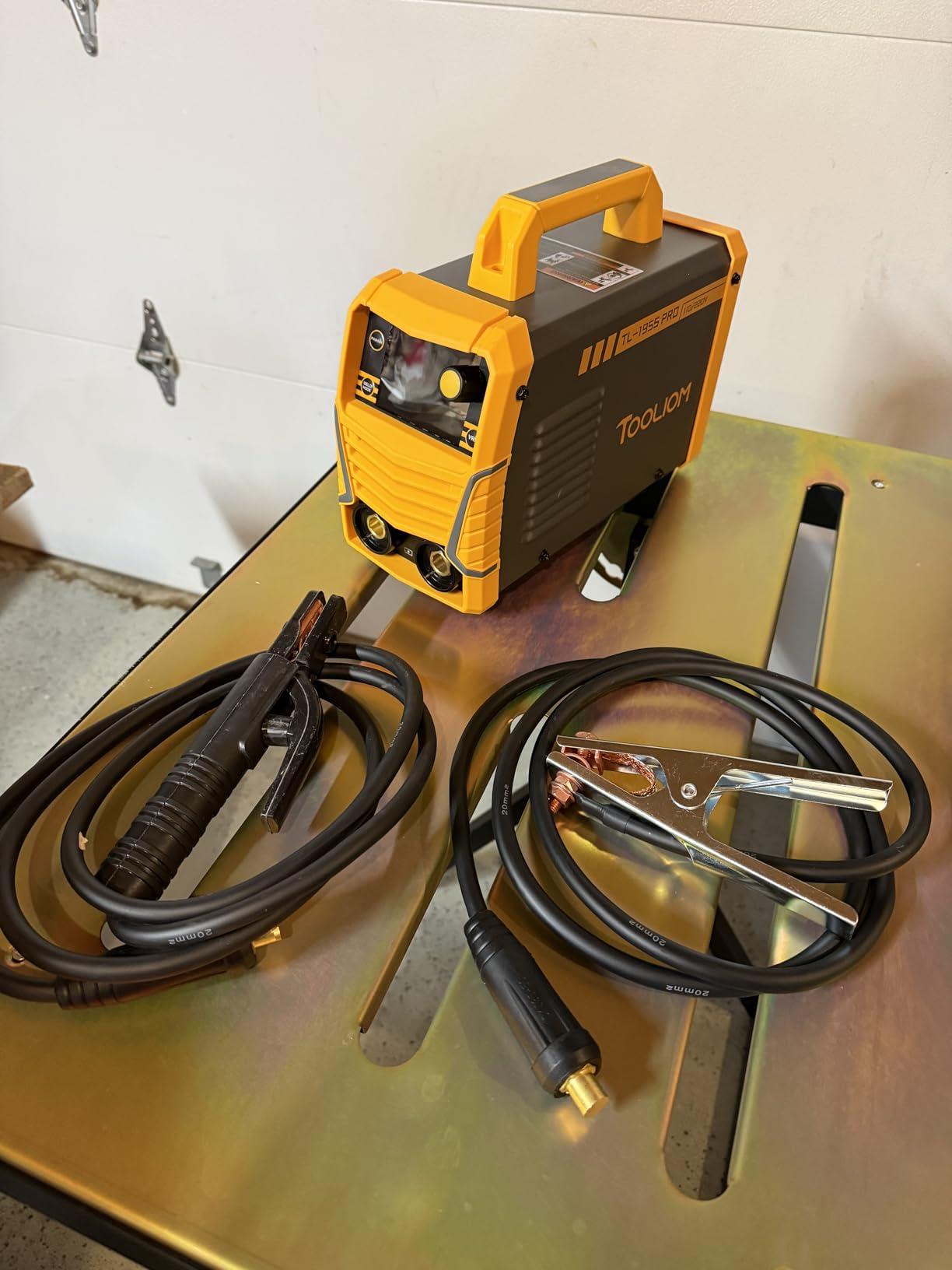 TOOLIOM 195A 110/220V Stick Welder, LCD Display IGBT MMA Machine customer photo 1