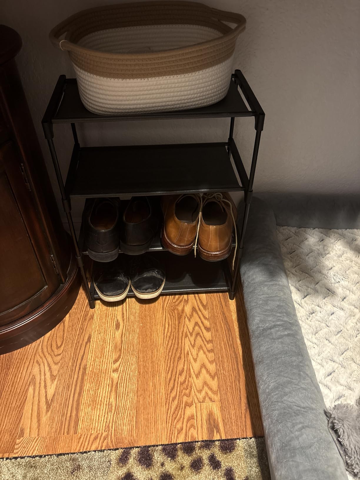 Autonomier 4 Tier Extra Small Shoe Rack (16.3