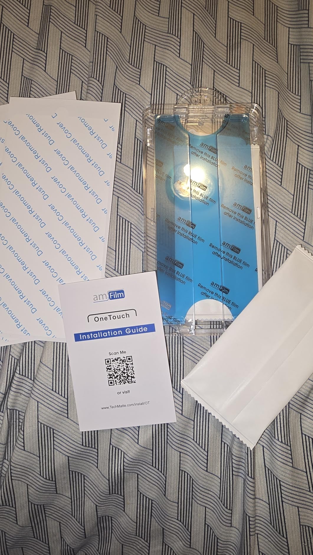 amFilm OneTouch for Samsung Galaxy S24 Ultra Screen Protector Tempered Glass | Auto-Alignment, 30s Install, Bubble Free, Scratch & Drop Protection, HD Clear, Camera Lens Protector, 2+2 Pack (S24U-6.8'') customer photo 1