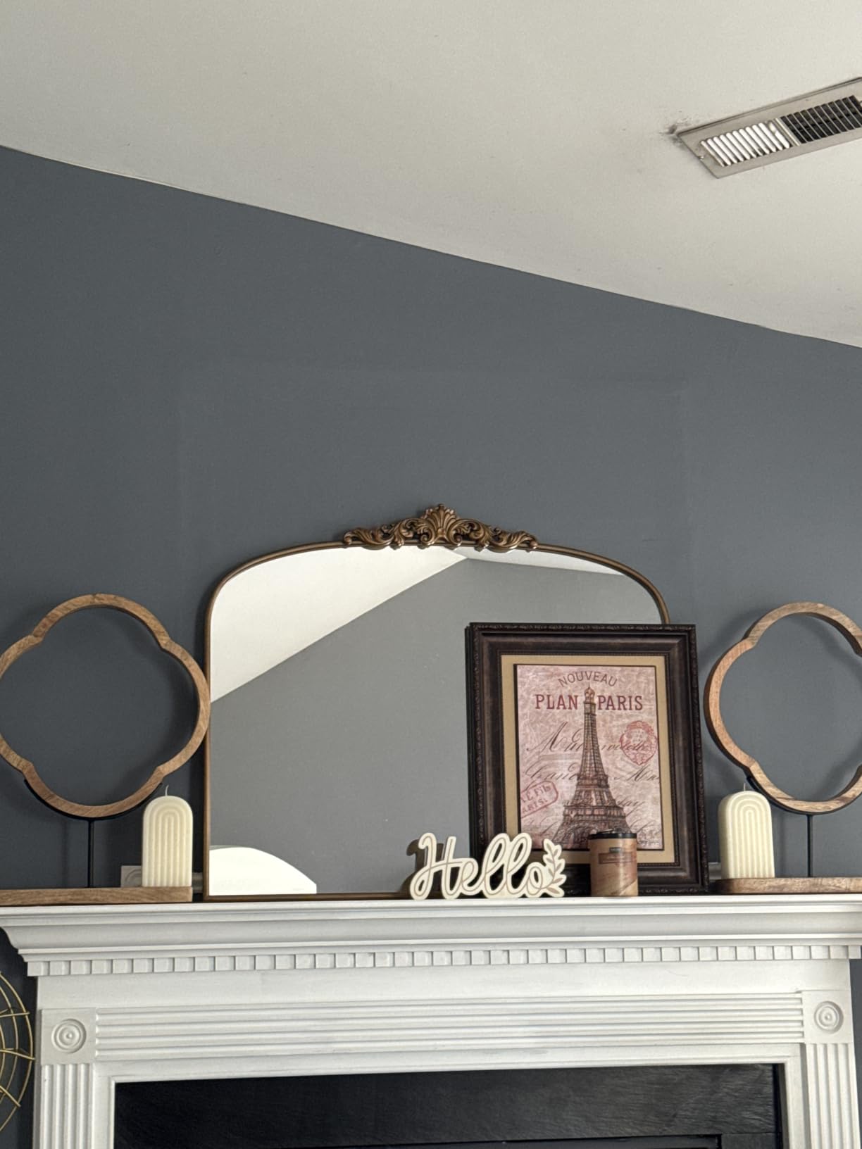 Vintage Gold Mirror 36