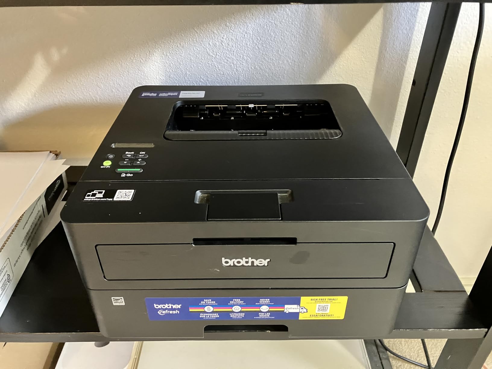 Brother HL-L2460DW Wireless Compact Monochrome Laser Printer with Duplex, Mobile Printing, Black & White Output customer photo 2