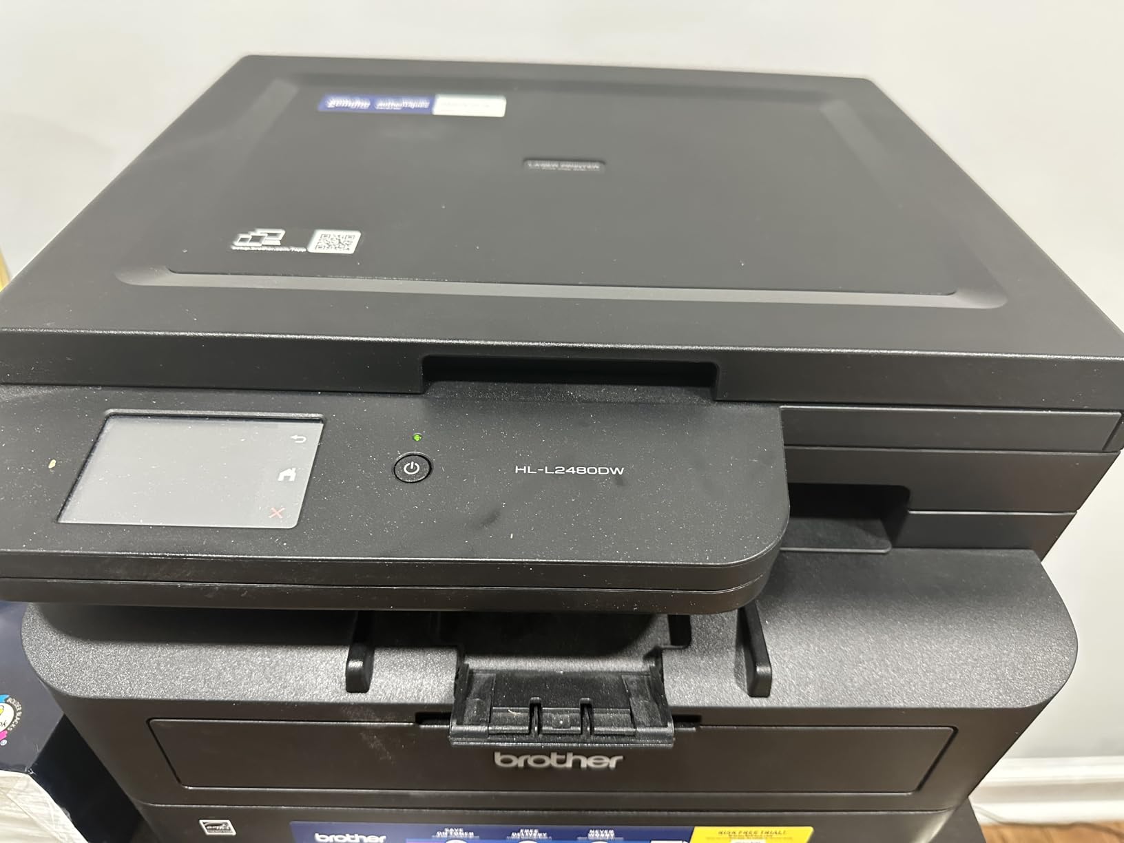 Brother HL-L2480DW Wireless Compact Monochrome Multi-Function Laser Printer with Copy and Scan, Duplex, Mobile, Black & White customer photo 1