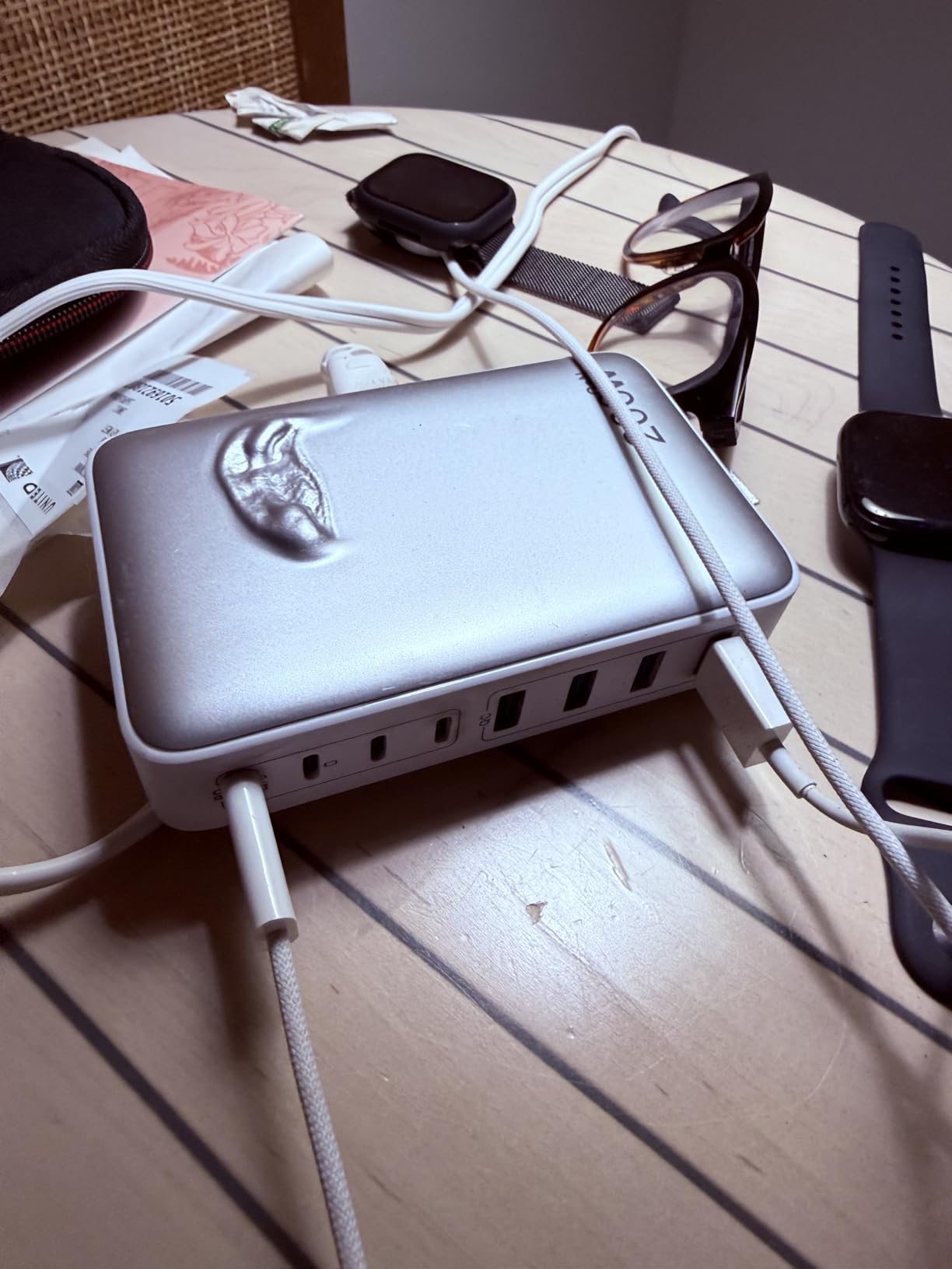USB C Charger 200W USB C Charger Block,Upgraded GaN III 8-Port Fast Charging Station Hub,PD 65W Laptop Charging Adapter Compatible with MacBook Pro/Air,DELL,Steam Deck,iPhone 16/15/14,Galaxy S23/22 customer photo 1