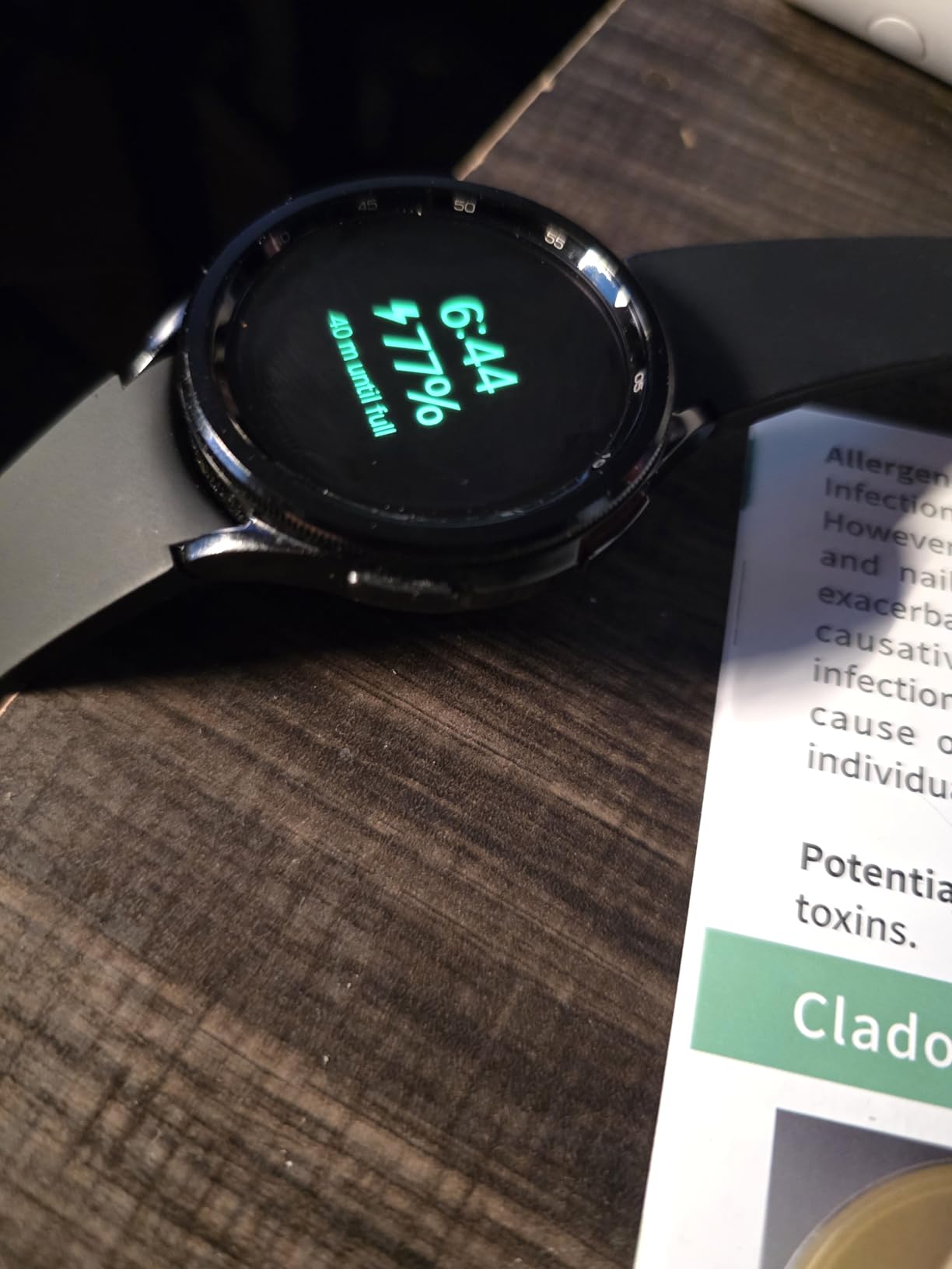 SAMSUNG Galaxy Watch 6 Classic 47mm Bluetooth Smartwatch, Rotating Bezel, Fitness Tracker, Personalized HR Zones, Advanced Sleep Coaching, US Version, Black (Renewed) customer photo 1