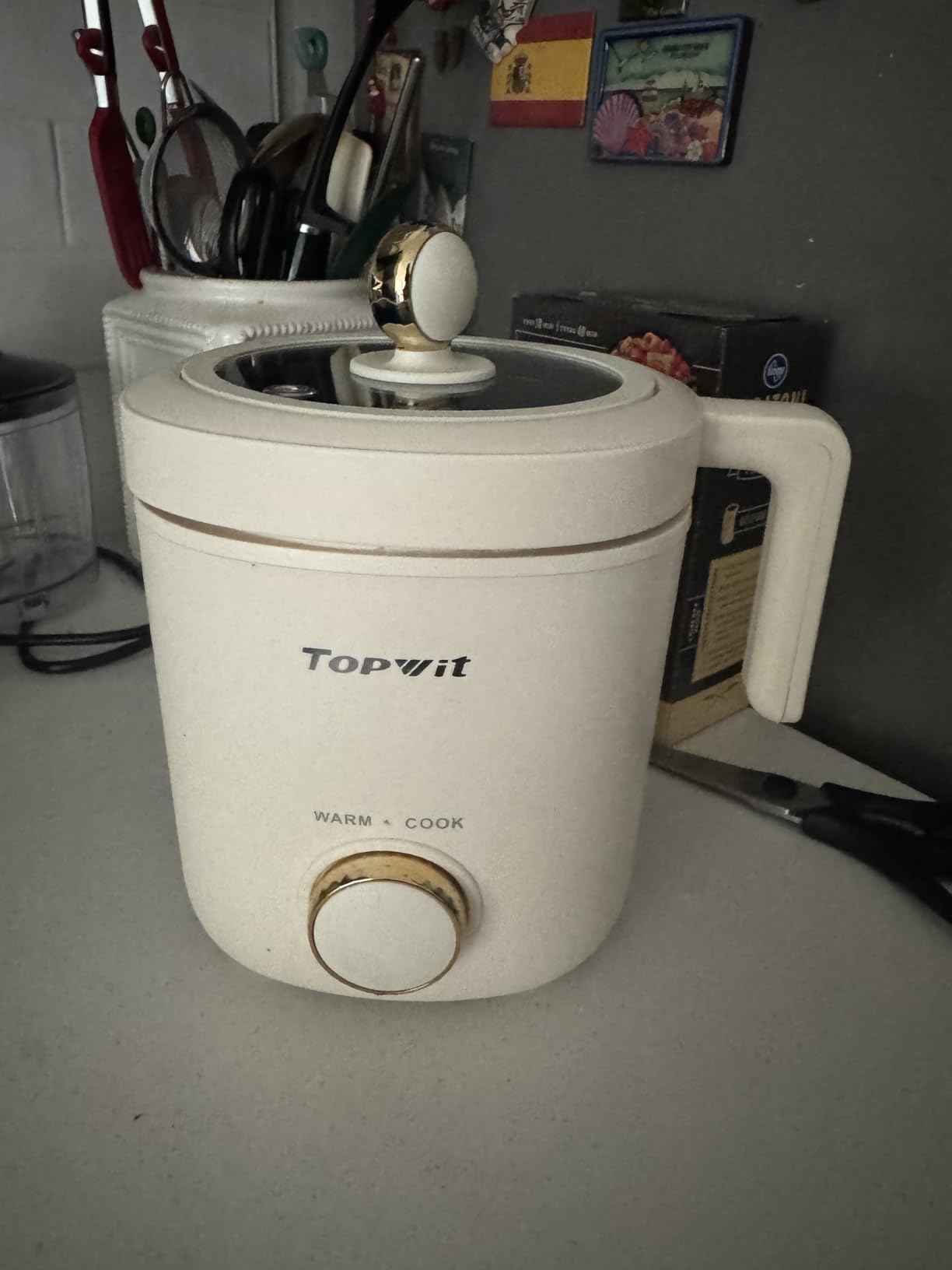 TOPWIT Rice Cooker Small 2-Cup Uncooked, Mini Rice Cooker, Removable Pot customer photo 2