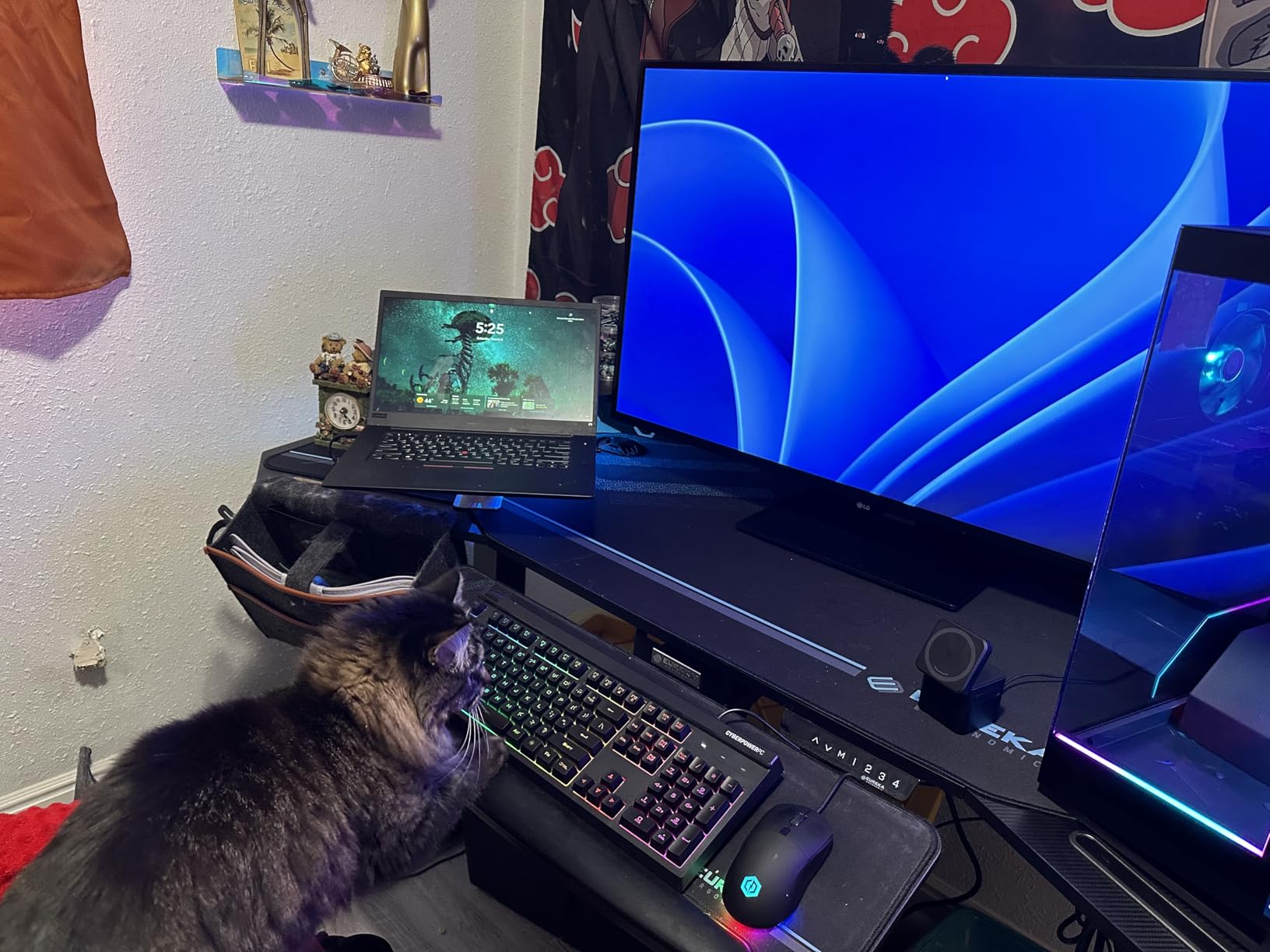 EUREKA ERGONOMIC Gaming Desk Adjustable Height Standing Desk 63