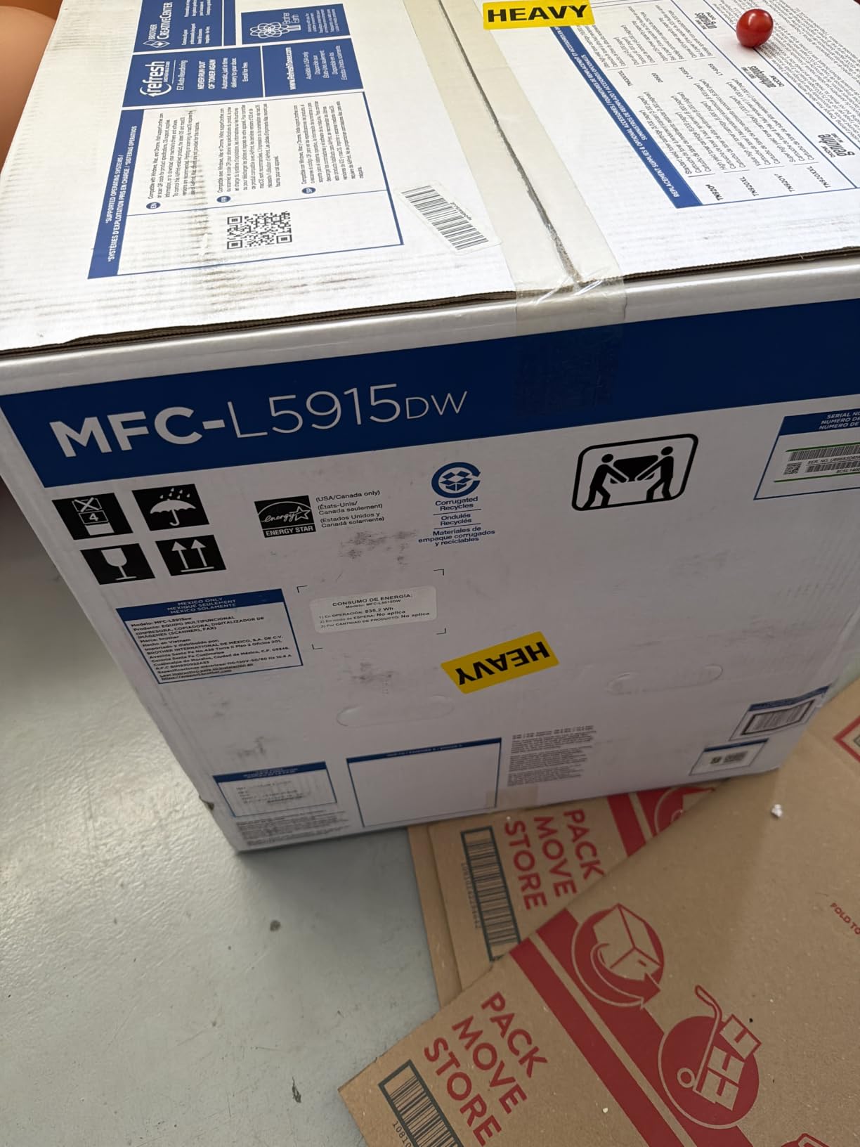 Brother MFC-L5915DW Professional All-in-One Monochrome Laser Printer with Scanner and Copier, High-Speed 50 ppm, Wireless Network Ready, Dual-Band WiFi, Auto 2-Sided Print customer photo 2