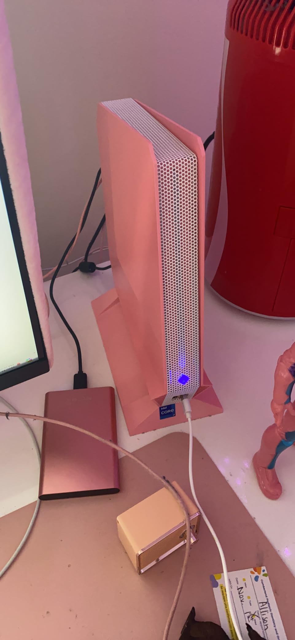 Mini Gaming PC, Intel Core I7-8750H with Nvidia GTX1050 3G GDDR5, Gaming Computer 16GB DDR4 512GB SSD, RGB Lights, Triple Display/WiFi6 BT5.2/RJ-45, Windows 11 Pro Desktop PC for Office Home Business customer photo 2