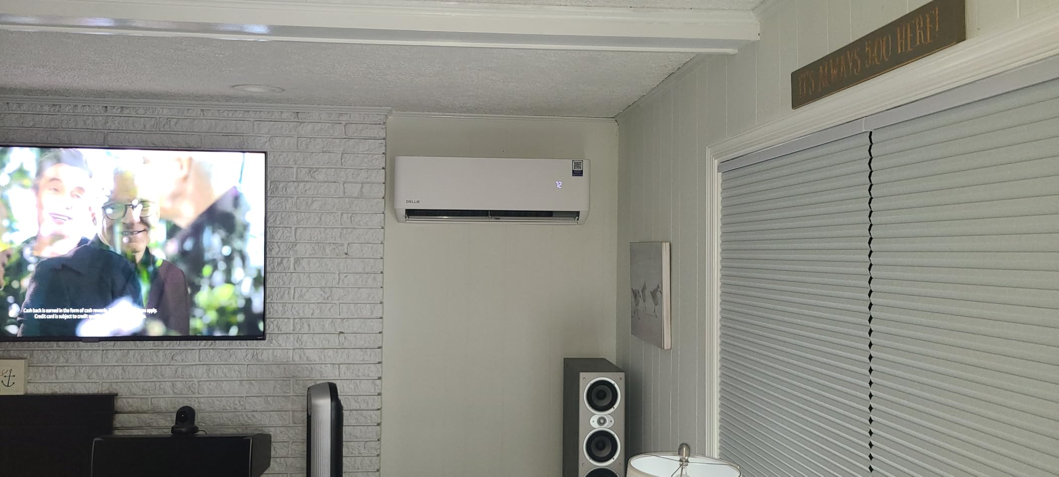 DELLA Optima Series 12,000 BTU Mini Split AC with Soft Airflow, Hyper Heat Down to -13°F, Up to 550 Sq. Ft, 24 SEER2 230V, Energy Star, WiFi & Alexa,Inverter AC,1 Ton Pre-Charged Heat Pump,16.4ft Kit customer photo 1