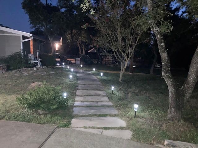 ALFIOT Solar Lights Outdoor Waterproof, 8 Pack, Warm White, 3 Heights, IP65 customer photo 2