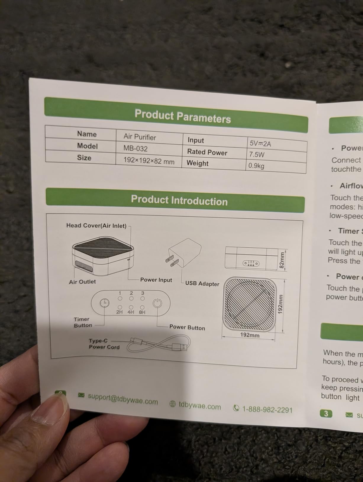 Air Purifier for Home – True HEPA Filter for Pets,Smoke & Allergies customer photo 1