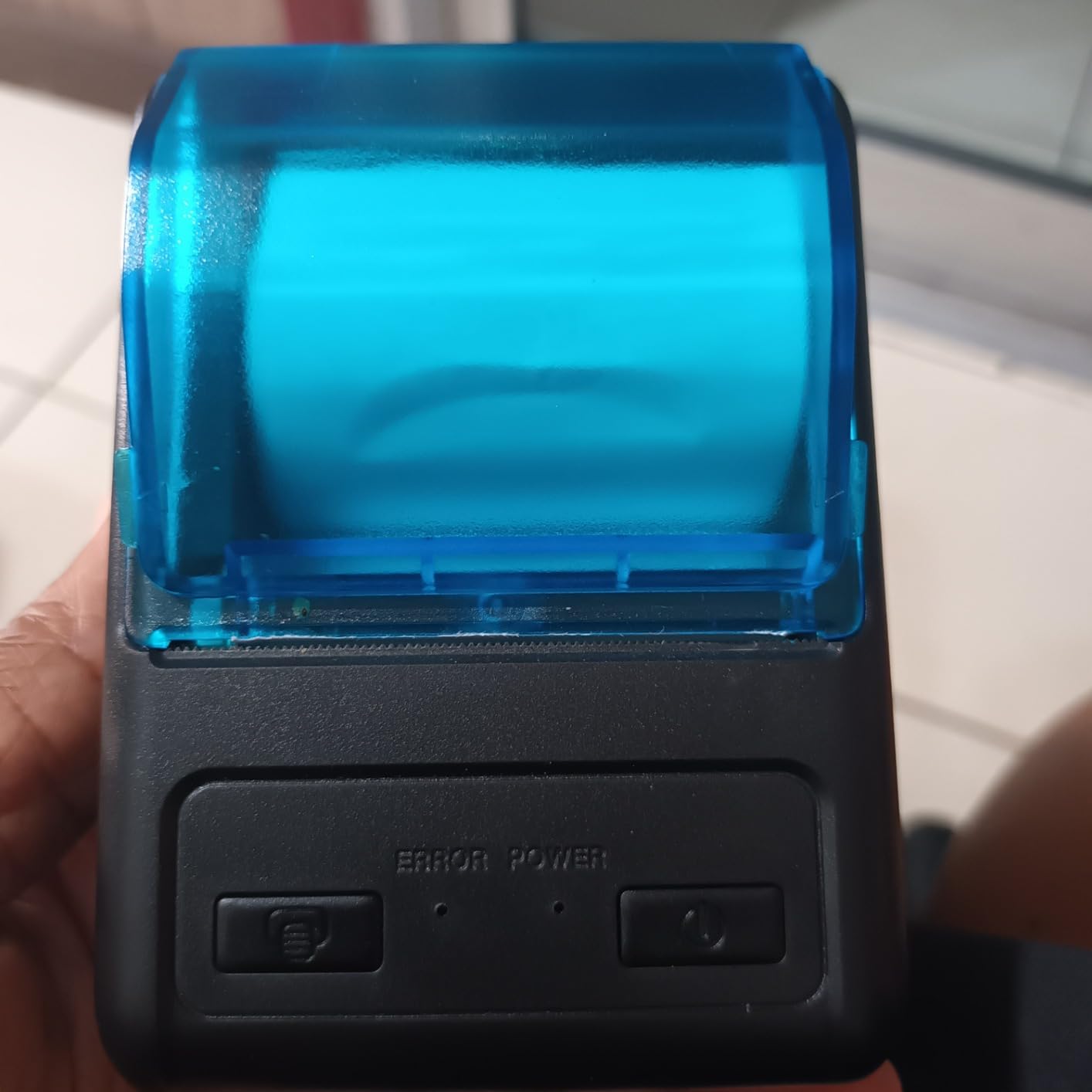 NOT for iphone/ipod/tablet/ipad/MAC,Bluetooth Receipt Printer, 58mm Mini Wireless POS Thermal Printer for Restaurant sales retail,portable pocket bill ticket receipt printer,only fit android/Windows customer photo 1