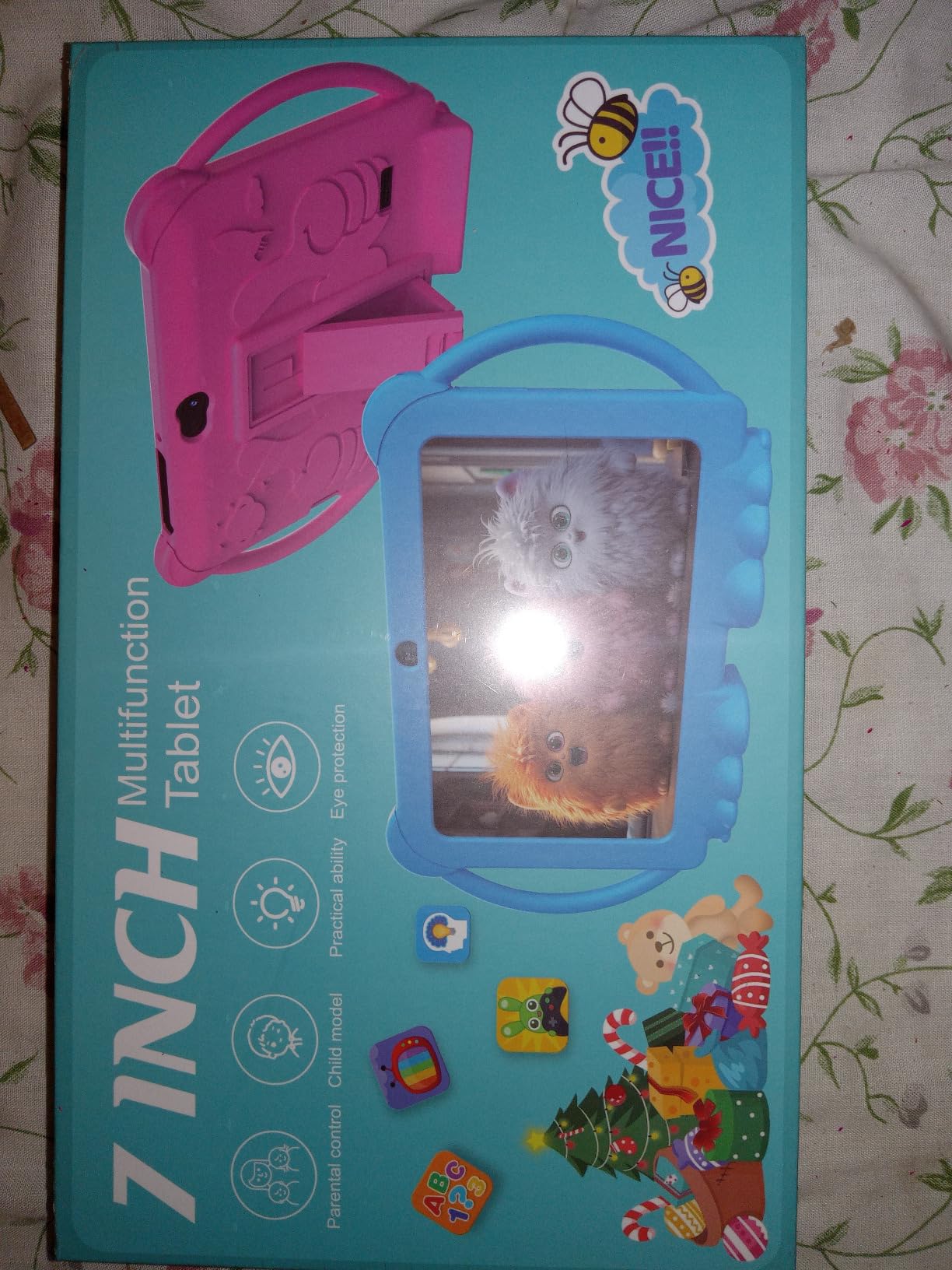 Tablet for Kids, Android 12 Kids Tablets 7 inch, Shockproof Case customer photo 1