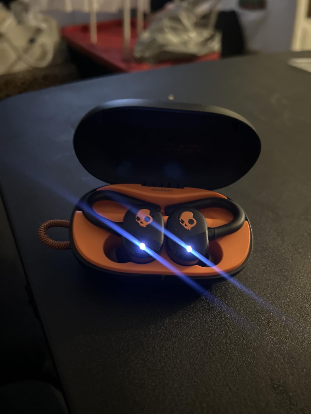 Skullcandy Push Play Active Wireless Earbuds - True Black/Orange | In-Ear Hanger, Bluetooth, Noise Isolating 58 Hours Battery, Sweat and Water Resistant, Microphone, Running Outdoors, Exercise customer photo 1