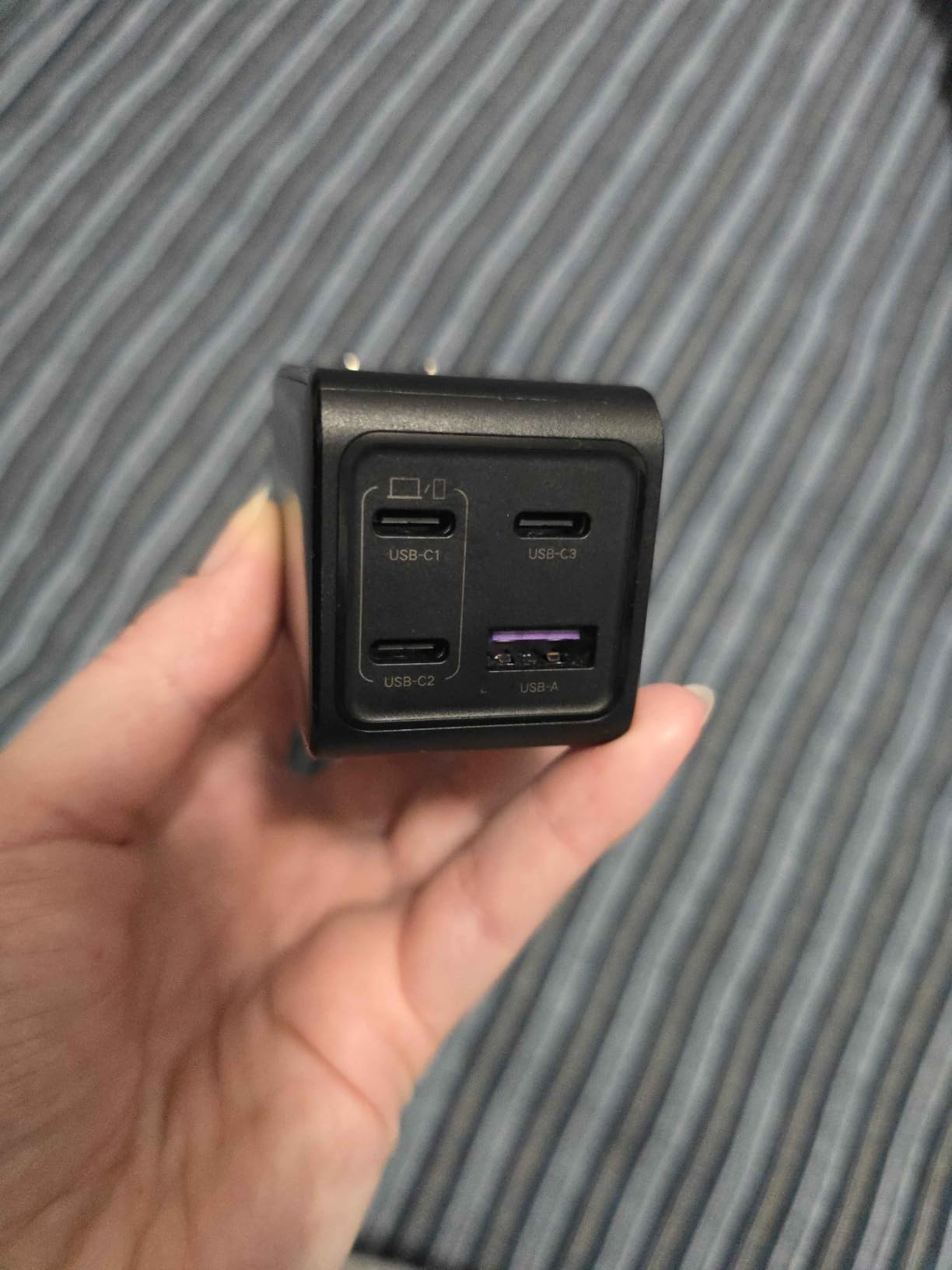 UGREEN Nexode 65W Wall Charger, 4-Port, GaN Fast Charging Block | 3 USB C & 1 USB A, Foldable Plug, Travel Essentials, for MacBook Pro/Air/Neo, iPhone 17/16, Galaxy S26/S25, iPad, Steam Deck customer photo 2