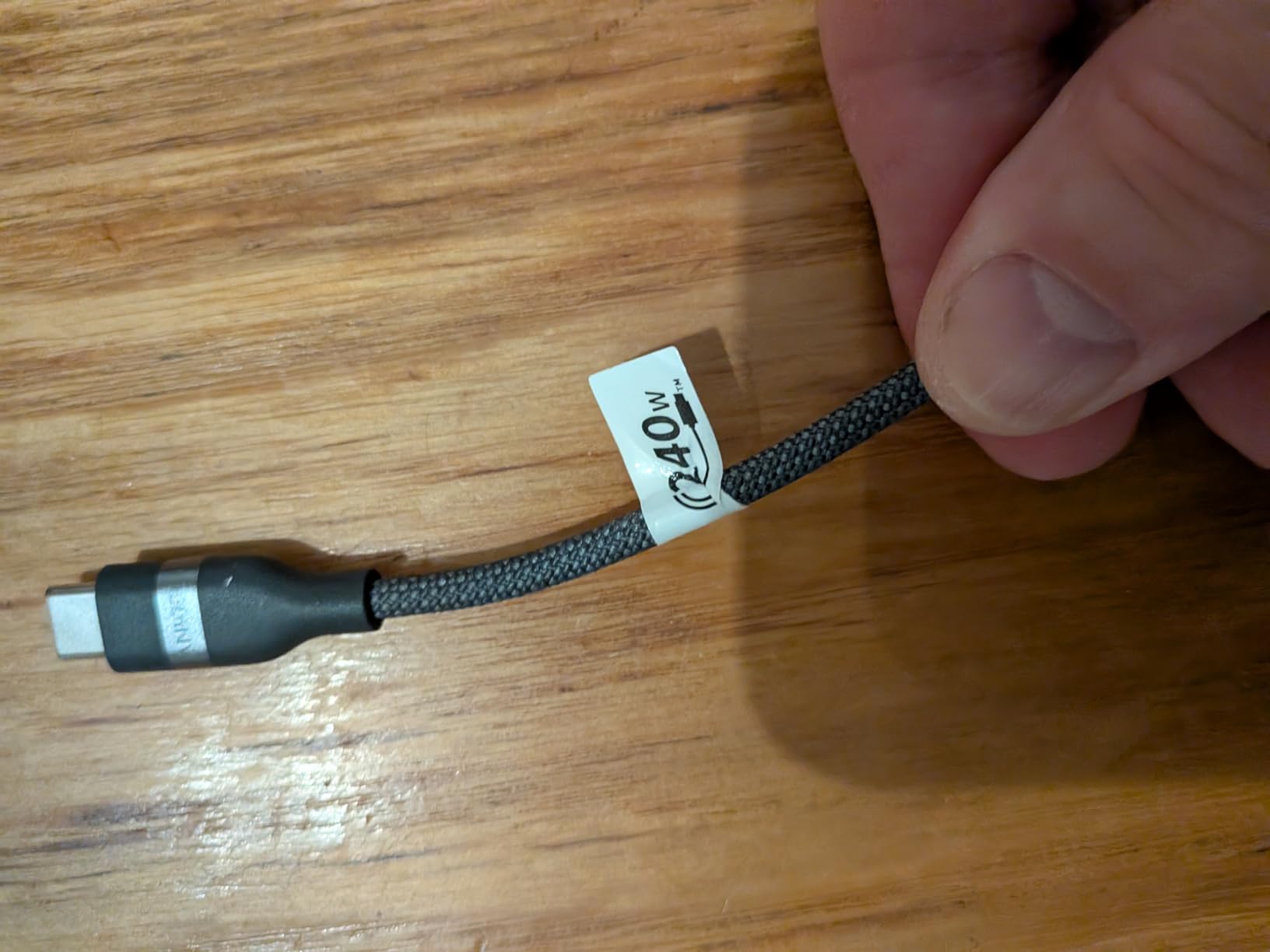 Anker Nano USB C to USB C Cable, 240W Fast Charging Cable (Black, 6ft) customer photo 2