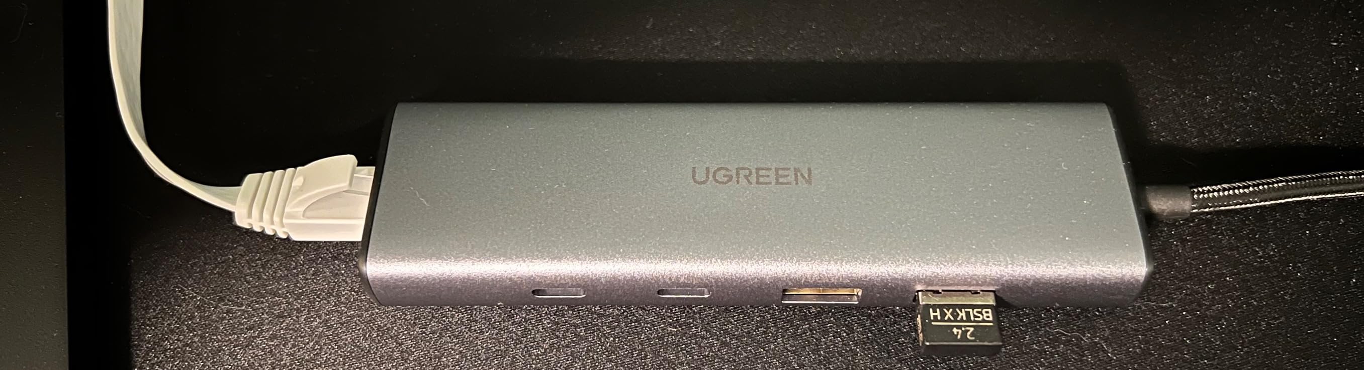 UGREEN USB C to Ethernet Adapter, 10Gbps Data Port 5-in-1 Hub Ethernet customer photo 1