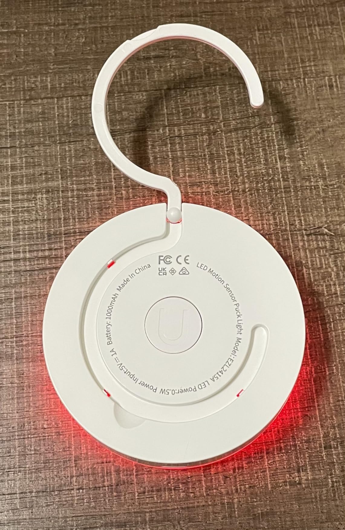 EZVALO RGB Under Cabinet Puck Lights with Remote, Motion Sensor Lights customer photo 2